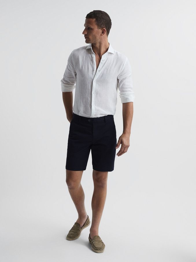 Modern Fit Chino Shorts in Navy (U29430) | €95
