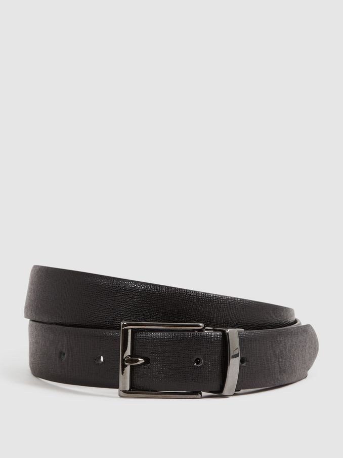 Reversible Leather Belt in Black/Brown (U32997) | €95