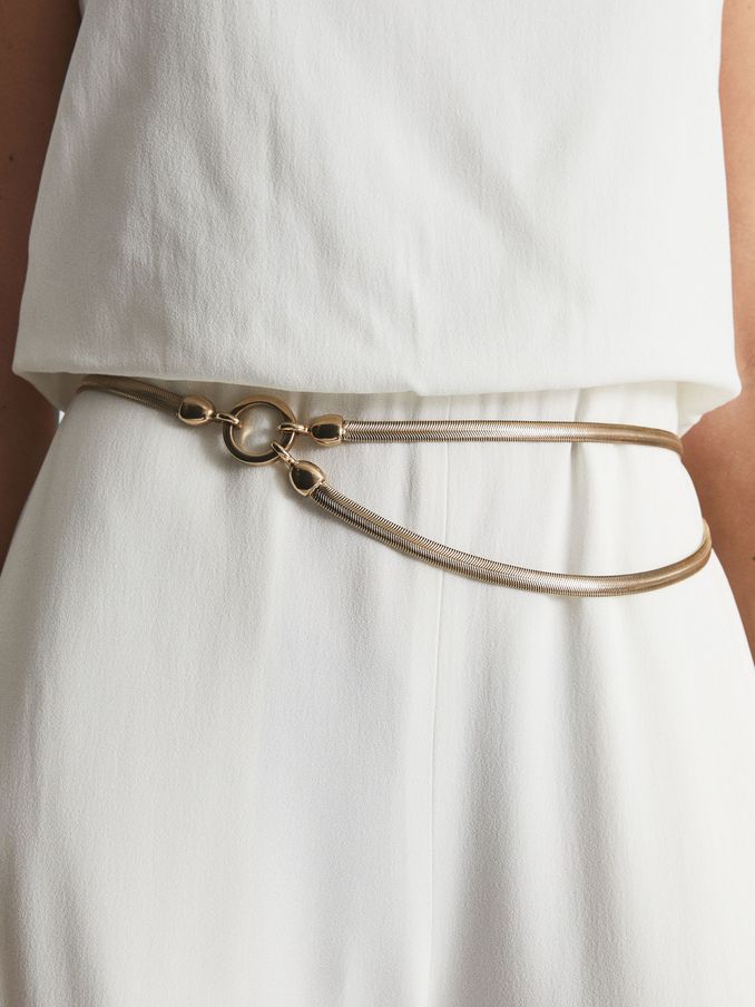 Snake Chain Belt in Gold (U63568) | 391 QAR