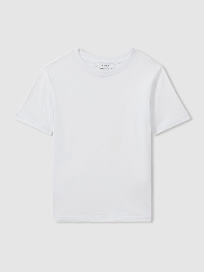9-13 yrs Crew Neck T-Shirt in White (U75952) | €15