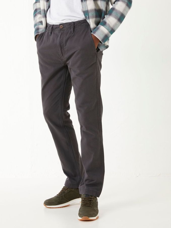 Grey Modern Coastal Chinos (U88579) | €29