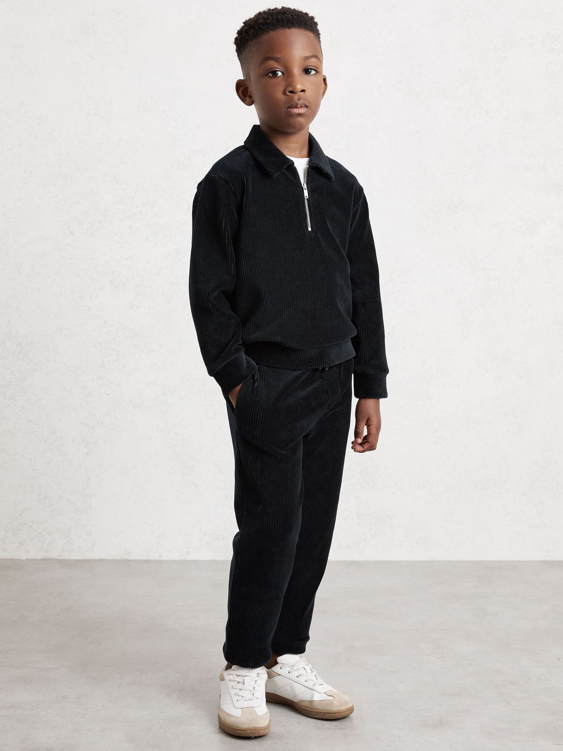 3-9 yrs Corduroy Drawstring Joggers in Navy (V20342) | ₪205