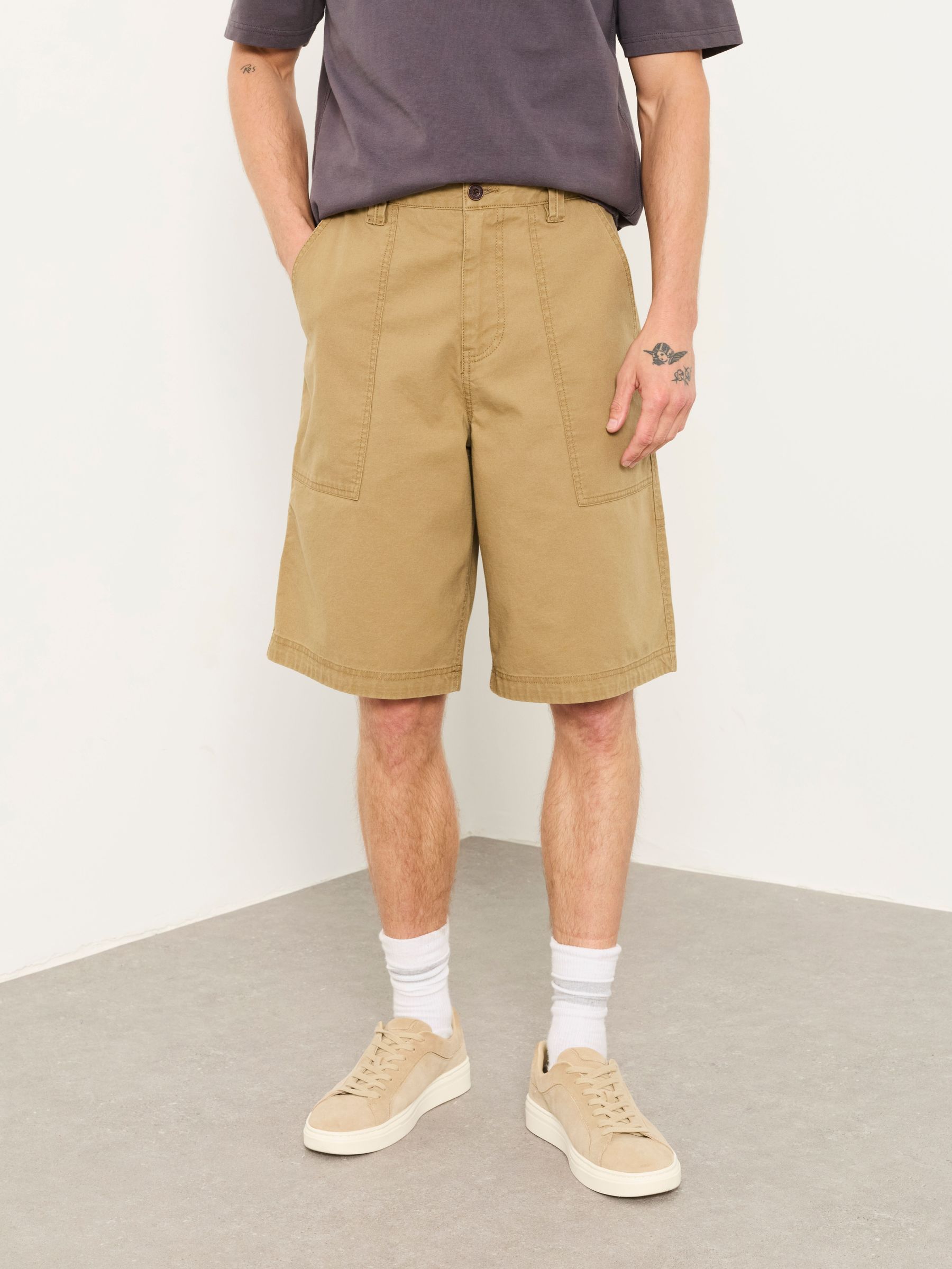 Stone - Regular Utility Shorts