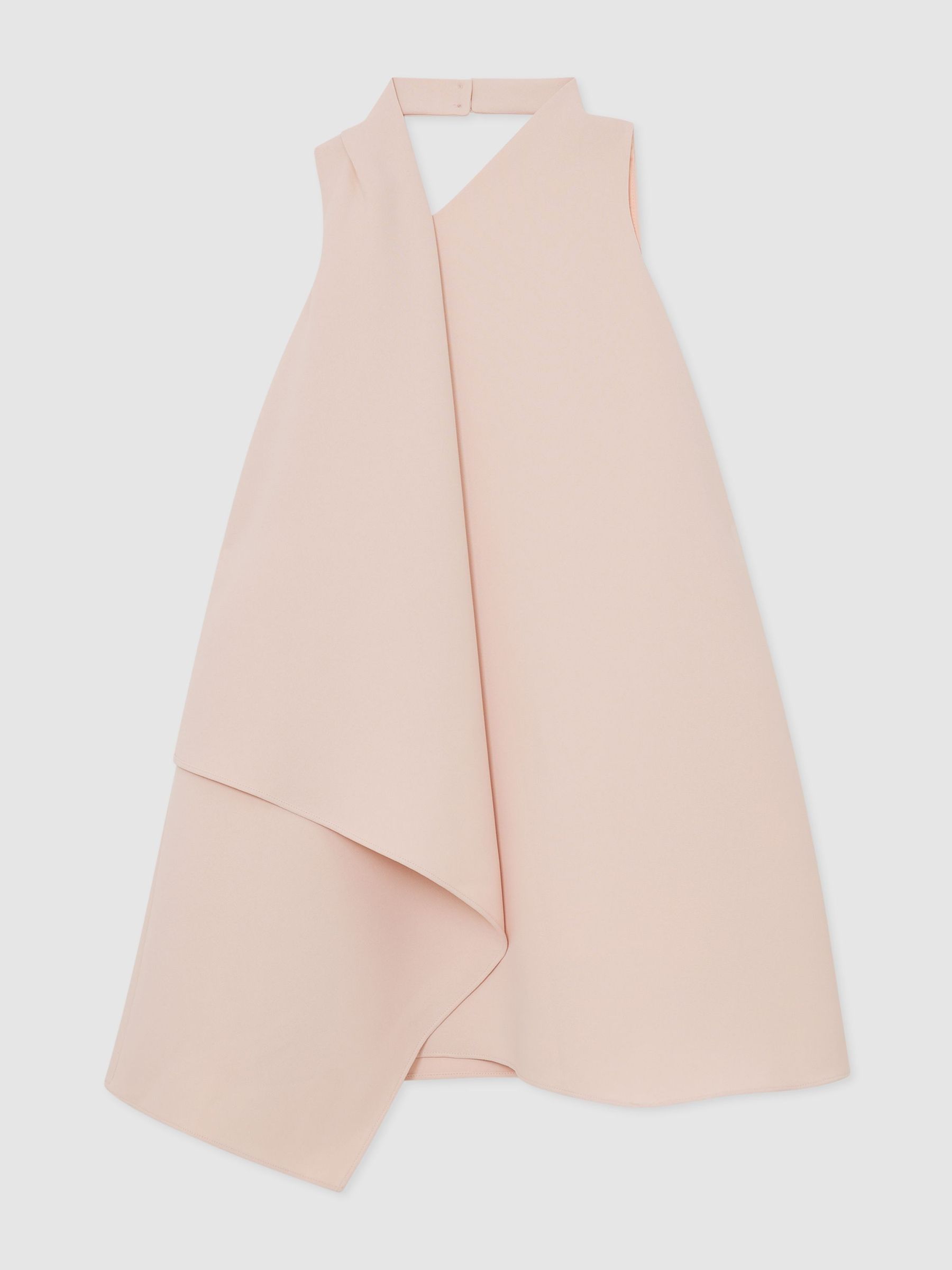 Draped Sleeveless Shift Dress in Pink (V28256) | LEI 665