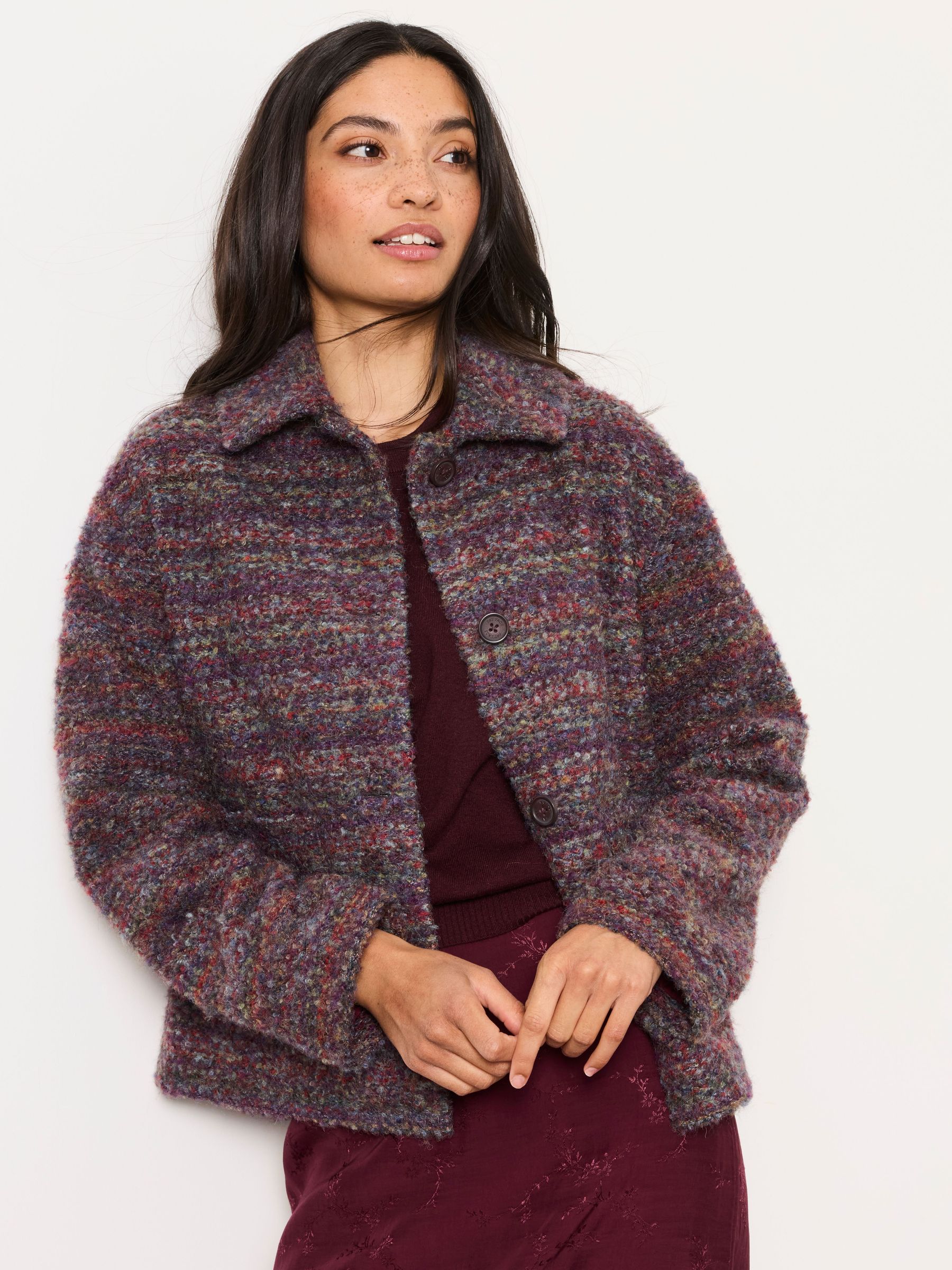 Plum Purple - Short Jacket