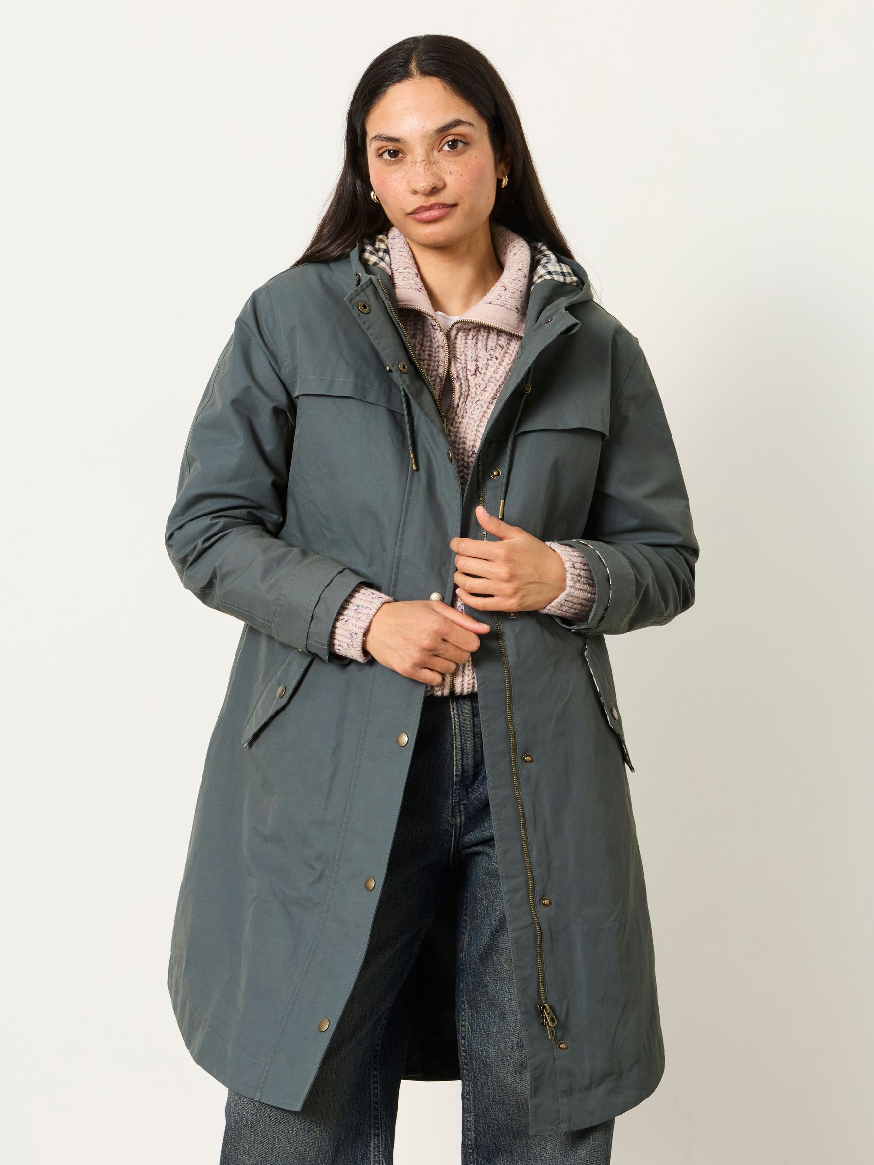 Teal Blue - Raincoat