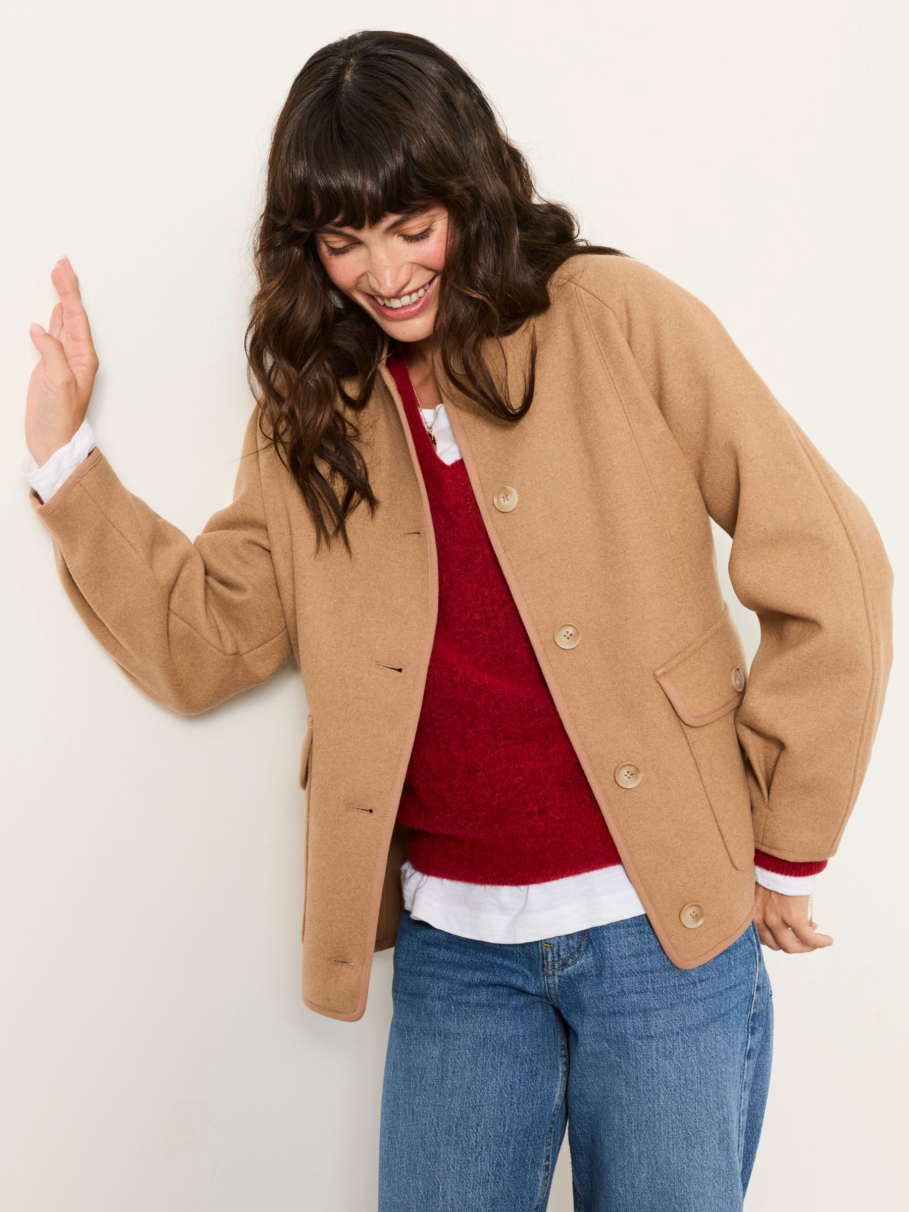 Tan Brown - Wool Jacket