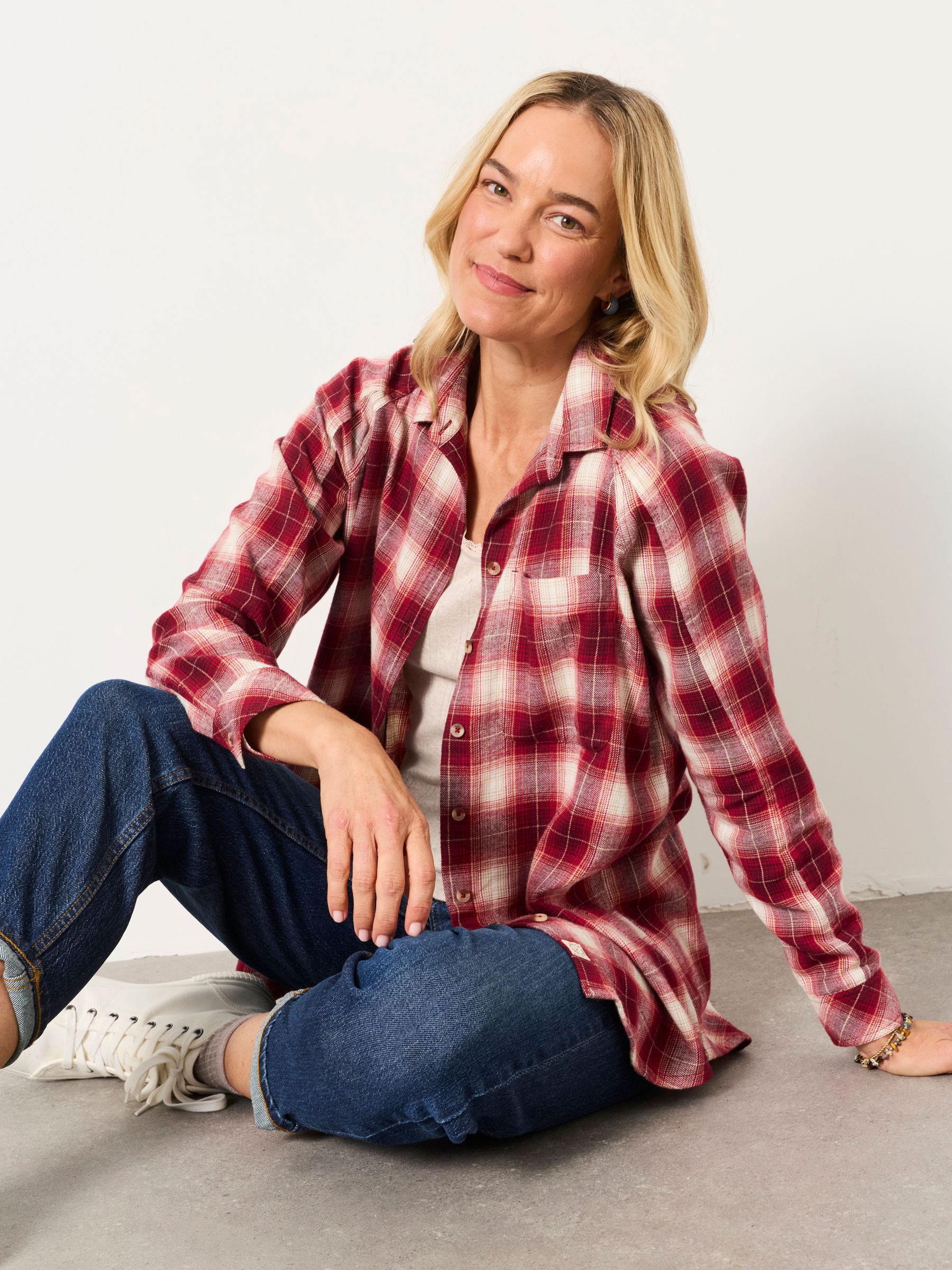 Red - Check Shirt