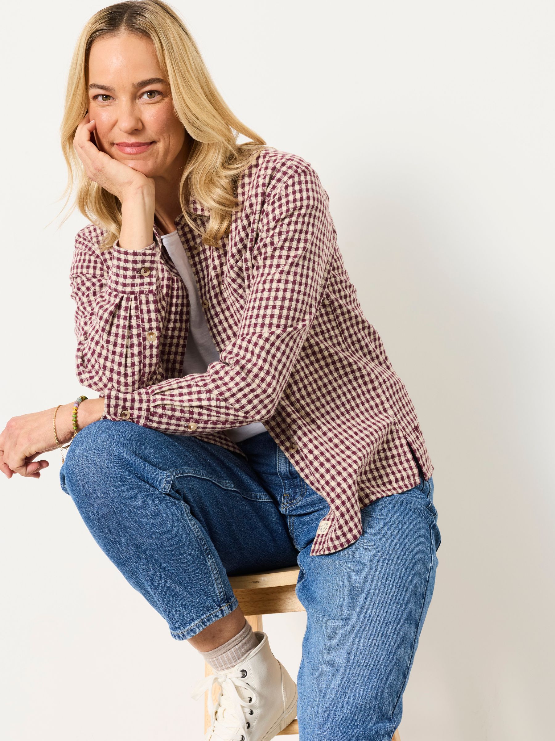 Dark Purple Gingham - Shirt