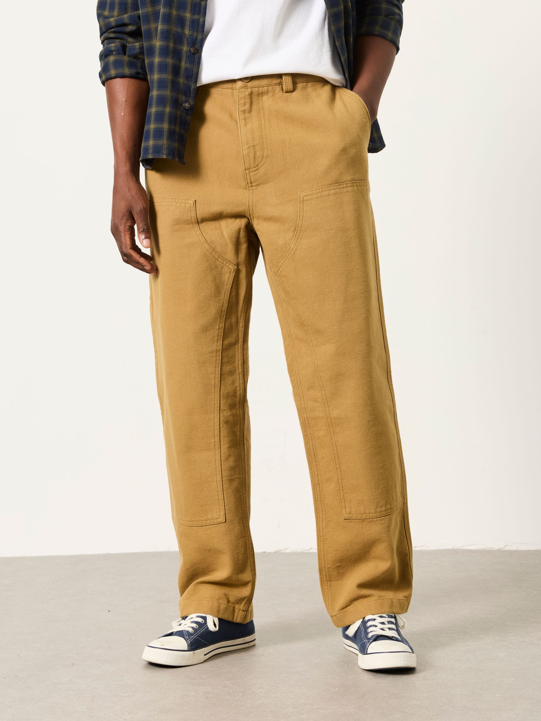 Stone - Regular Carpenter Trousers