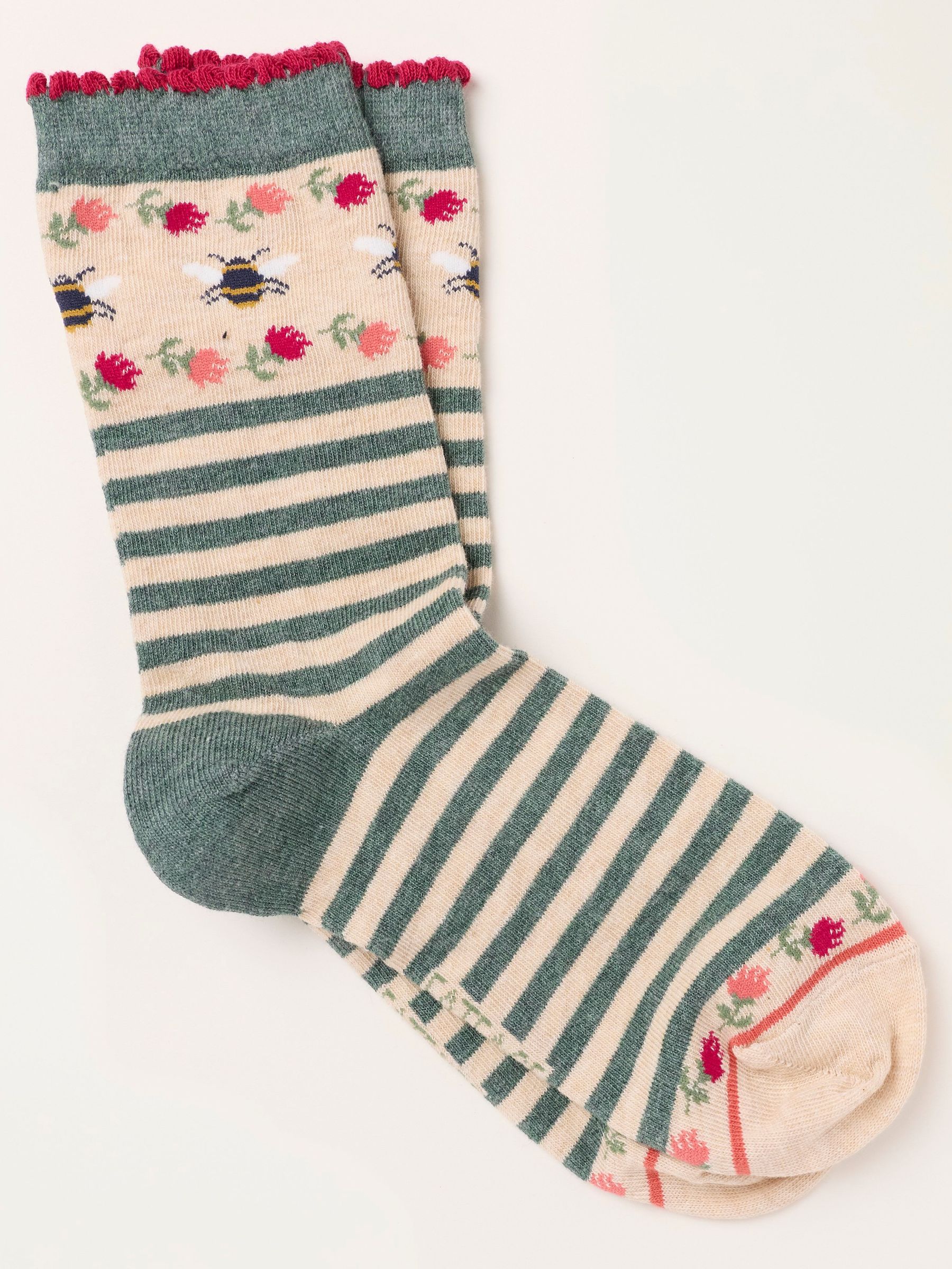 Grey - Bee Socks