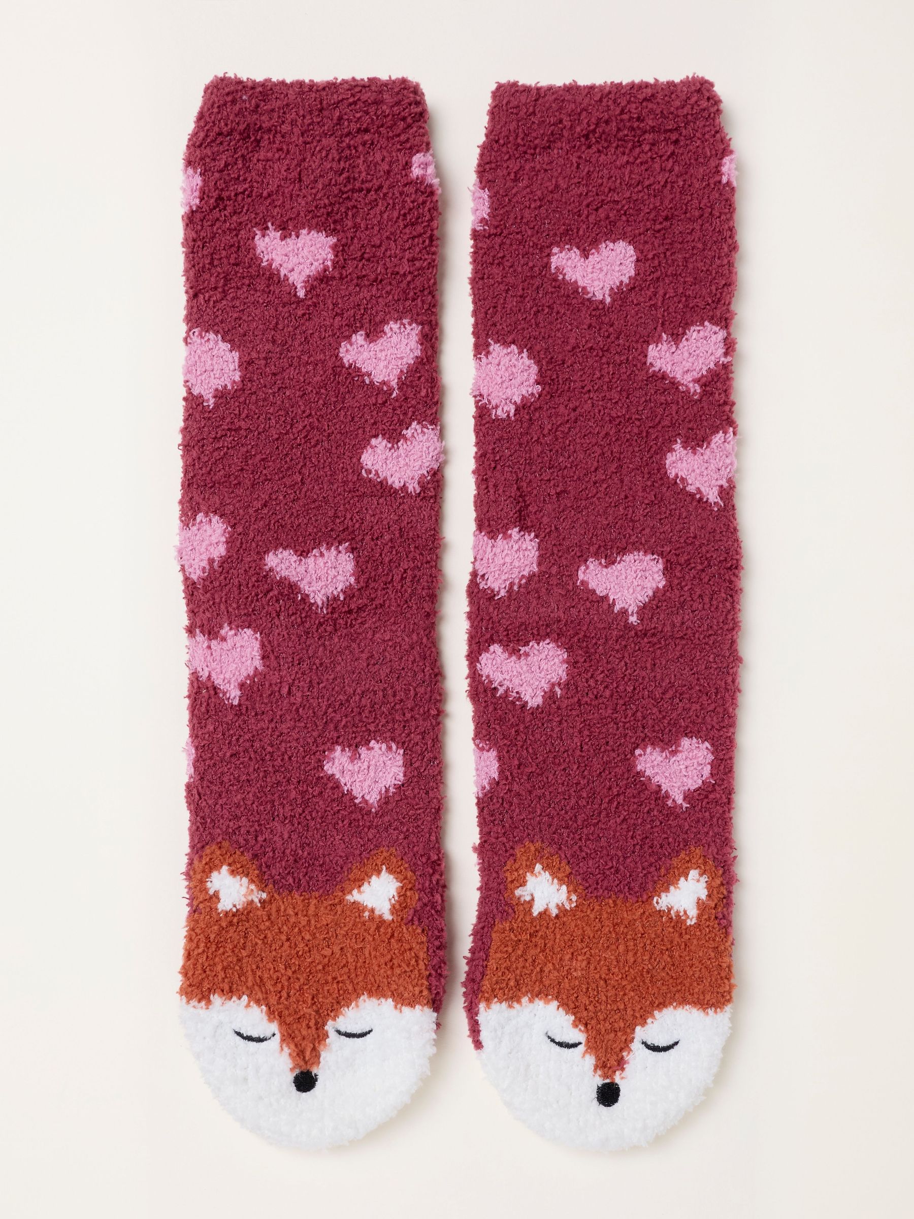 Orange - Fox Fluffy Socks