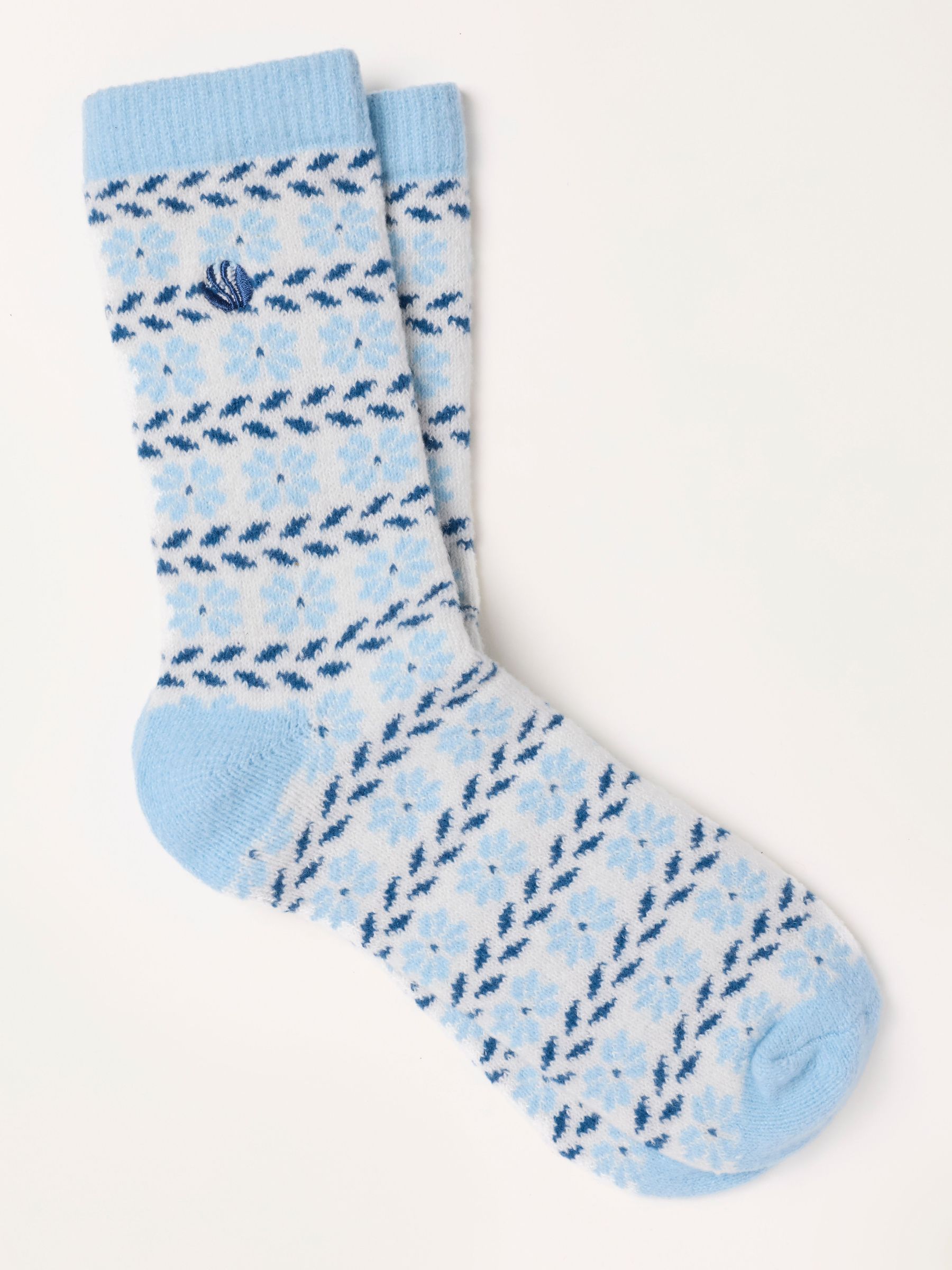 Cream - Fairisle Socks