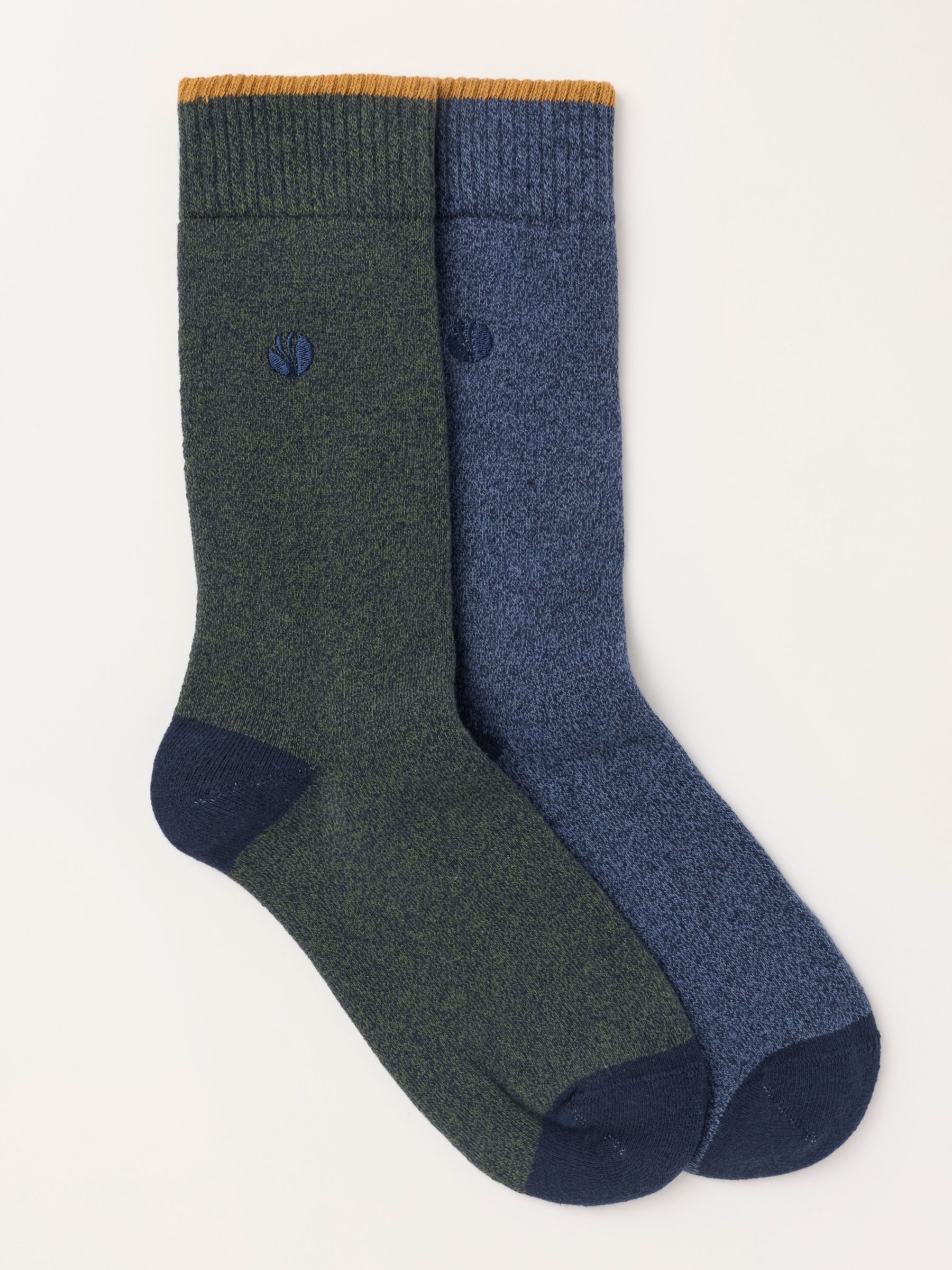 Green - Regular 2 Pairs Of Thermal Socks