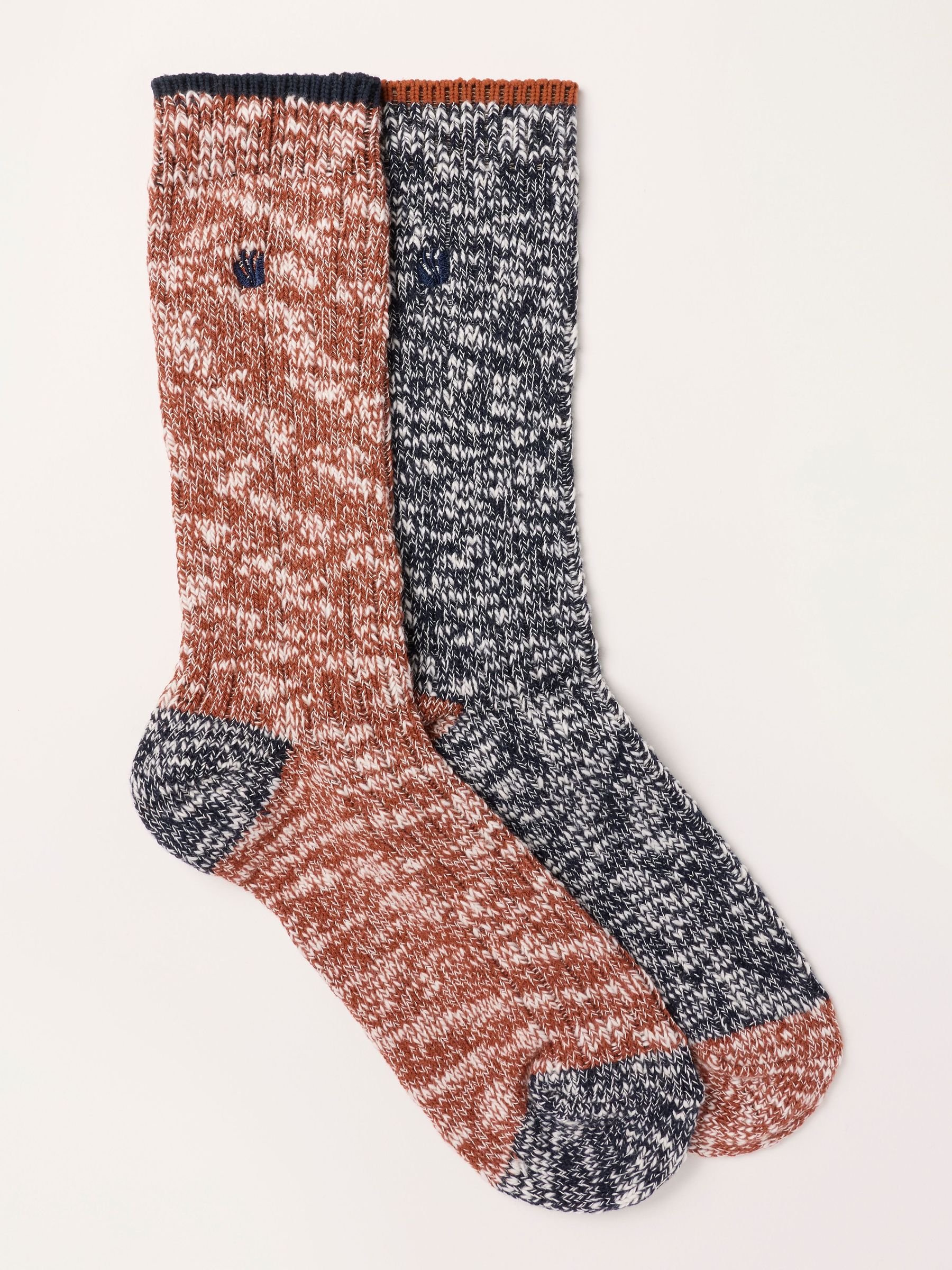 Orange/Grey - Regular Boot Socks
