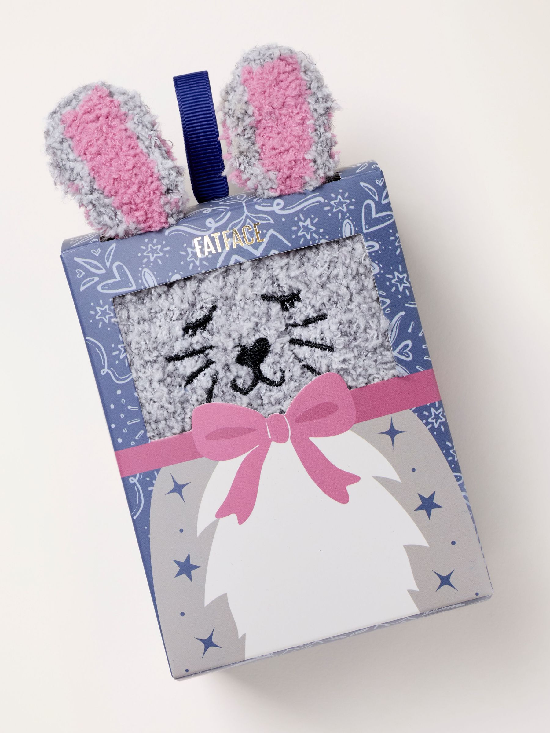 Hollie Hare Navy - Socks In A Gift Box