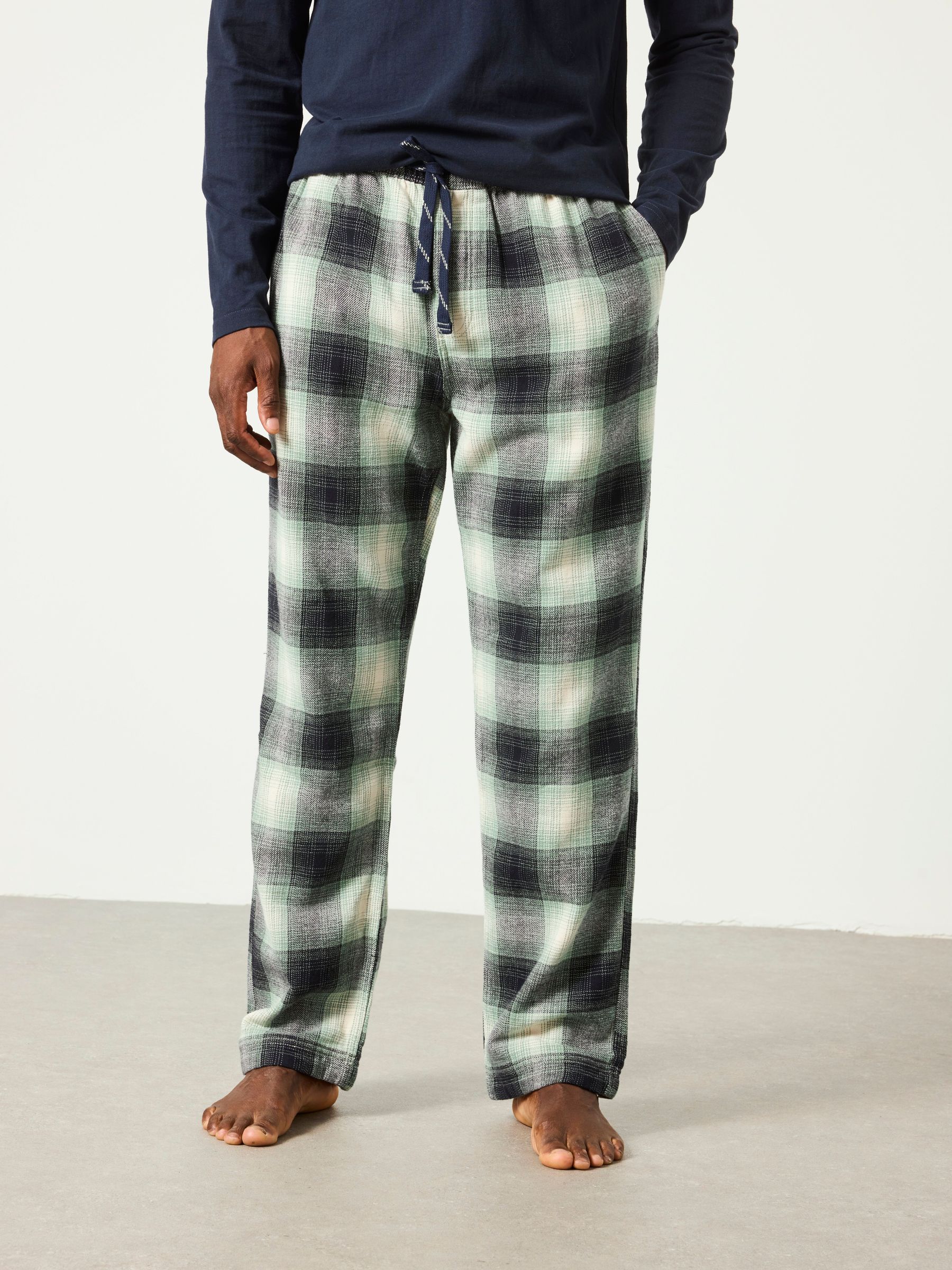 Green - Regular Check Pyjama Bottom