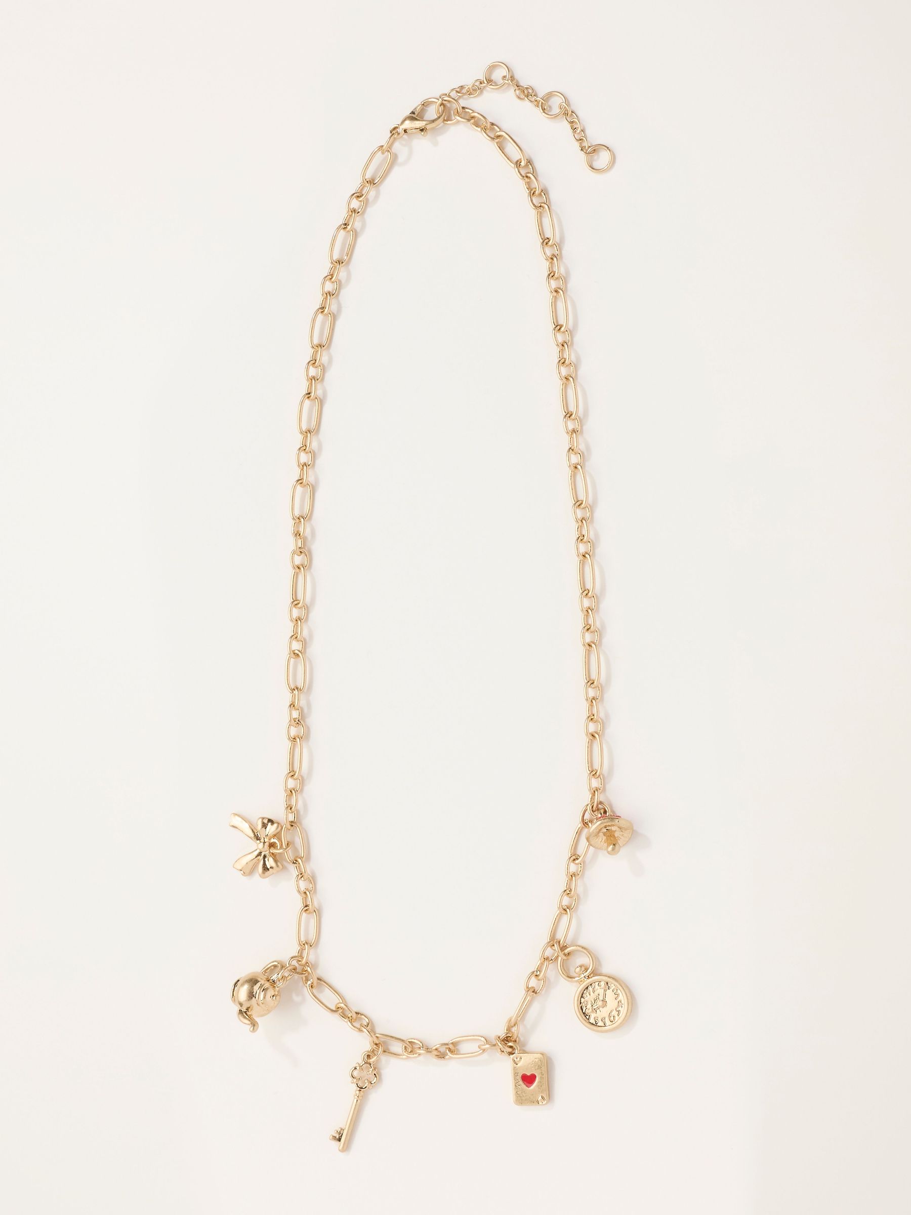 Gold Tone - Charm Necklace