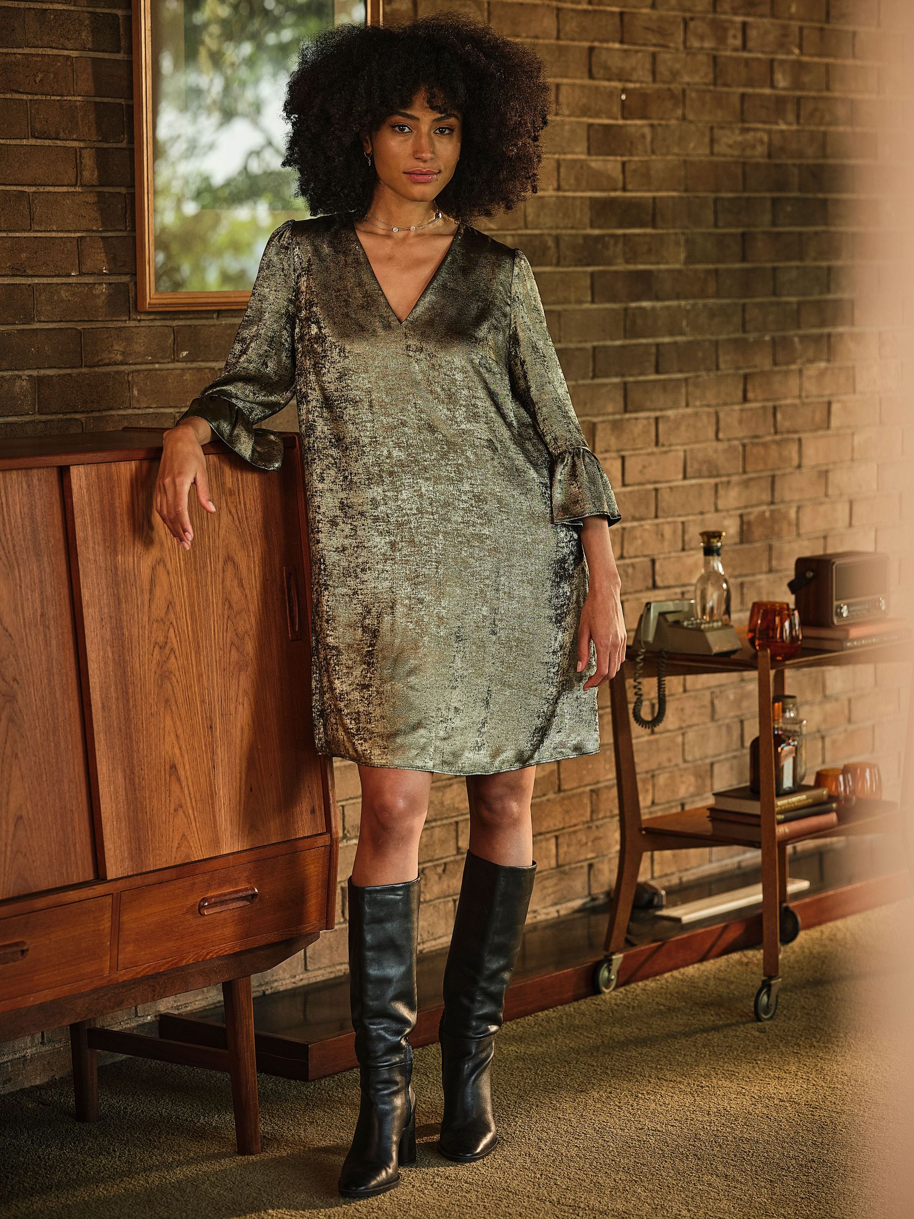 Gold - Metallic Dress