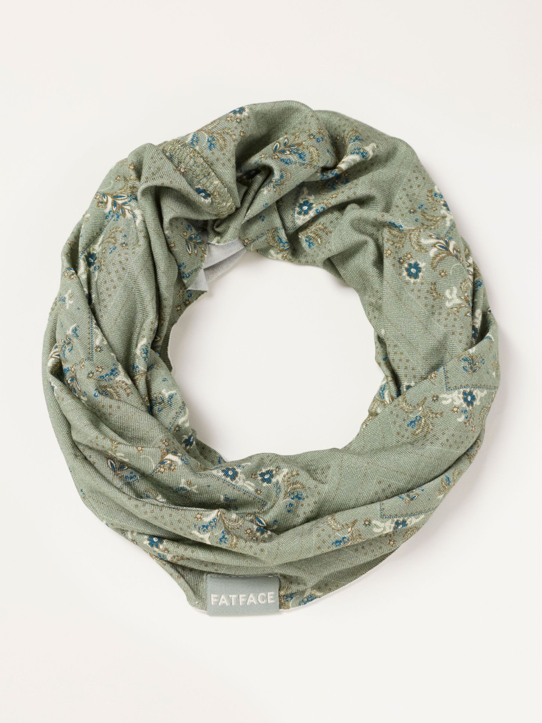 Green - Bandana Print Multi Snood