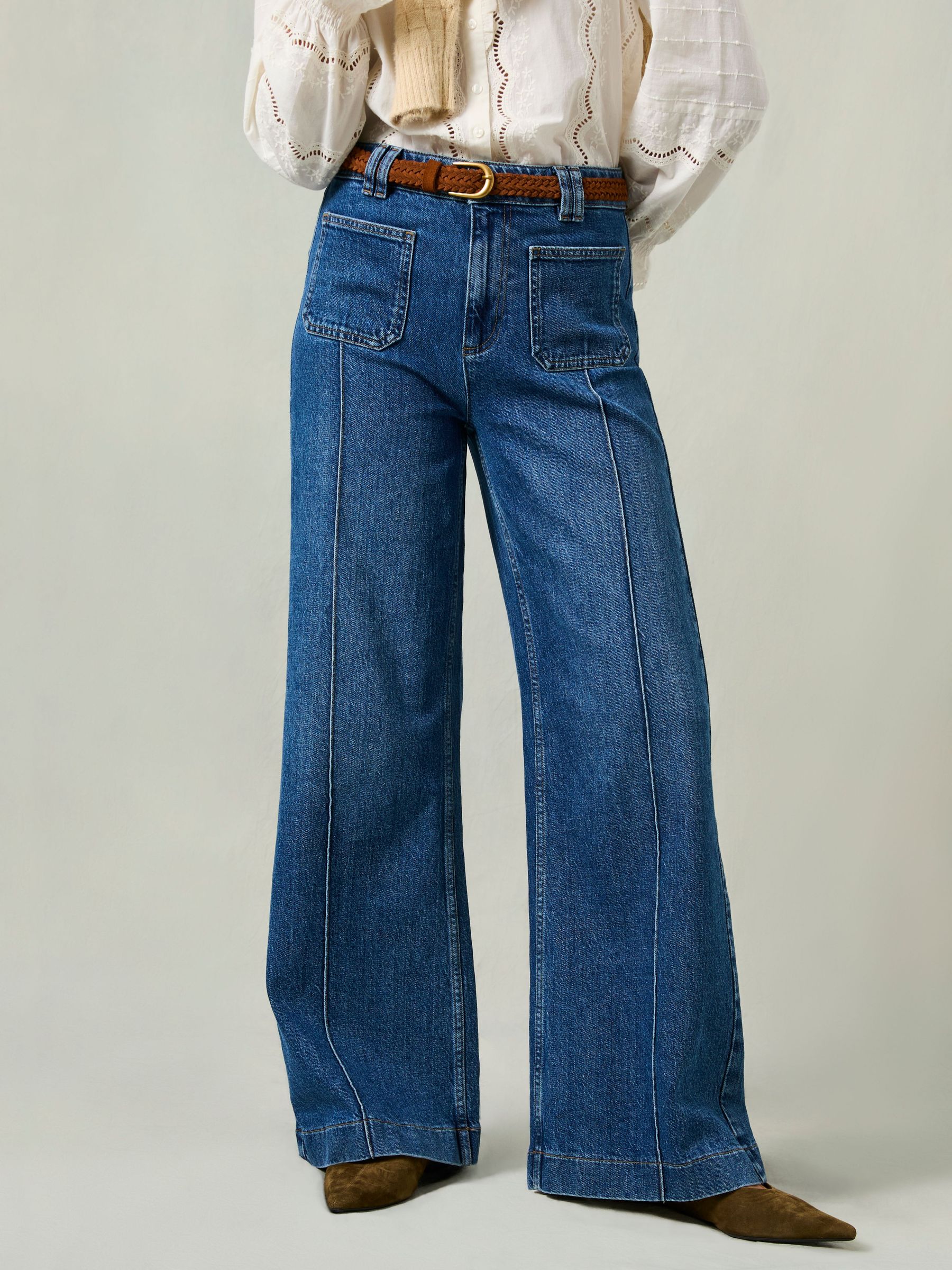 Blue Denim - Flare Jeans