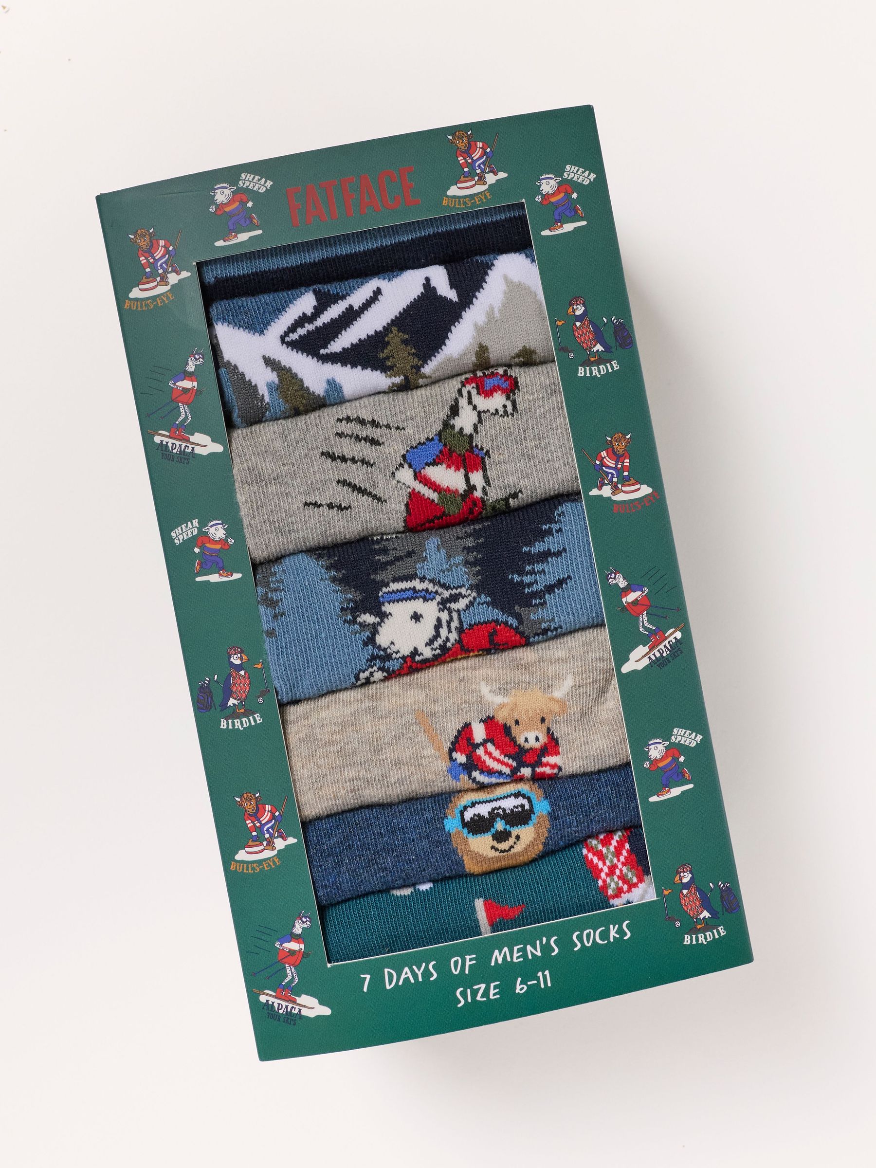 Multi - Regular Sport Animal Socks In A Gift Box