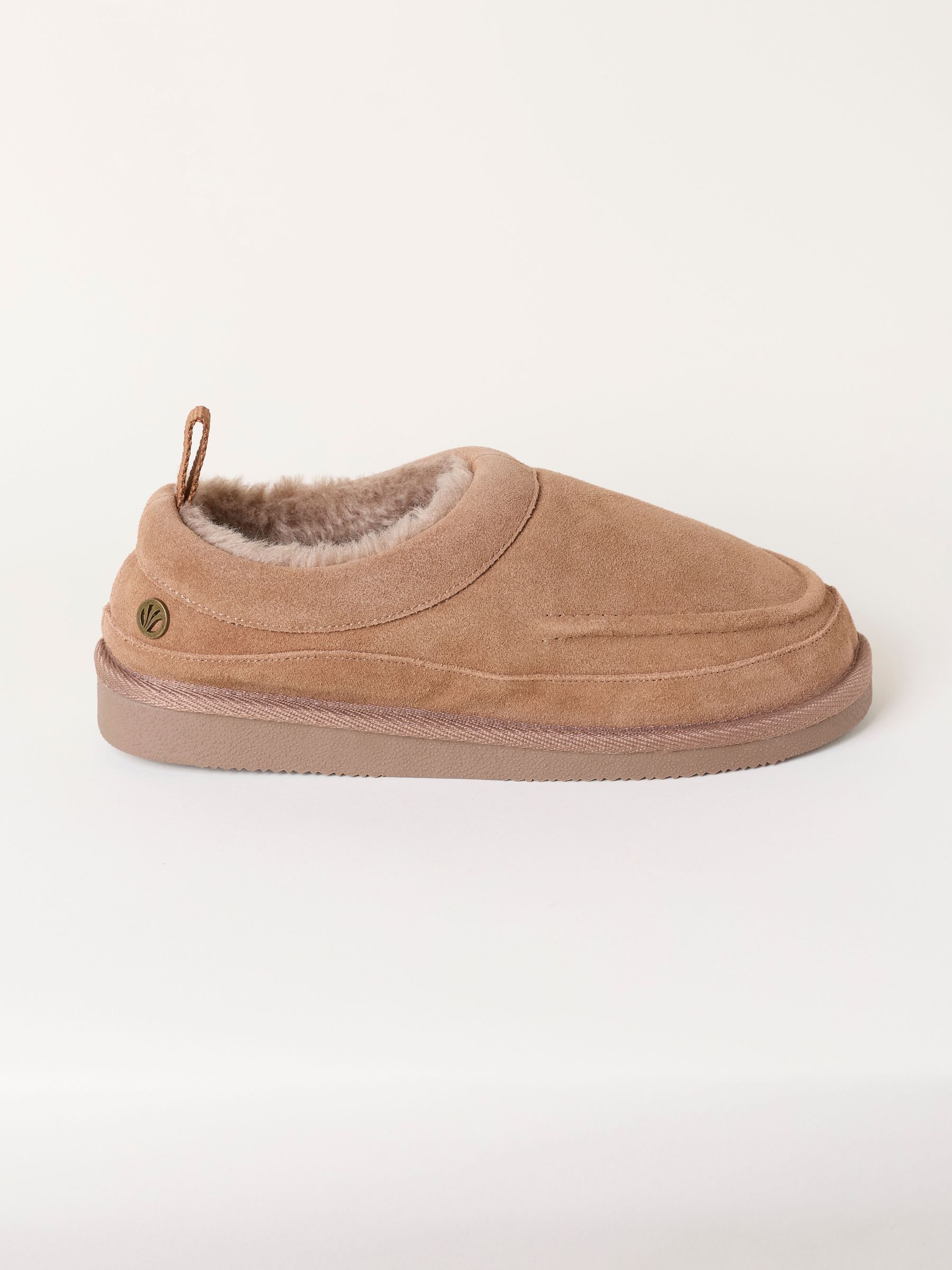 Mink Brown - Suede Mule Slipper