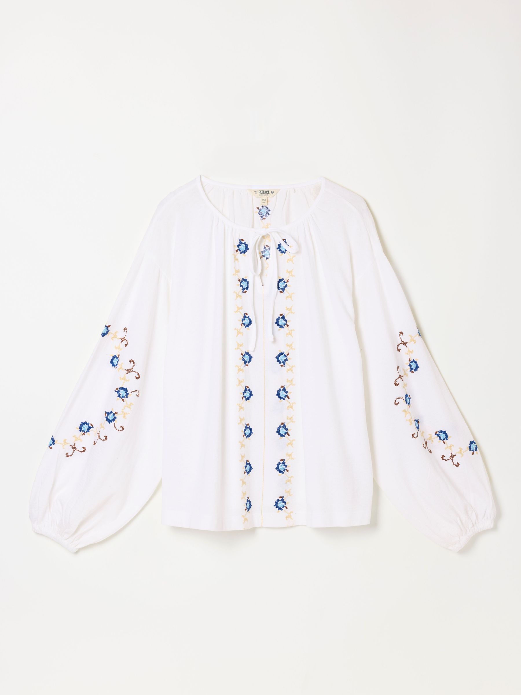 White - Embroidered Top