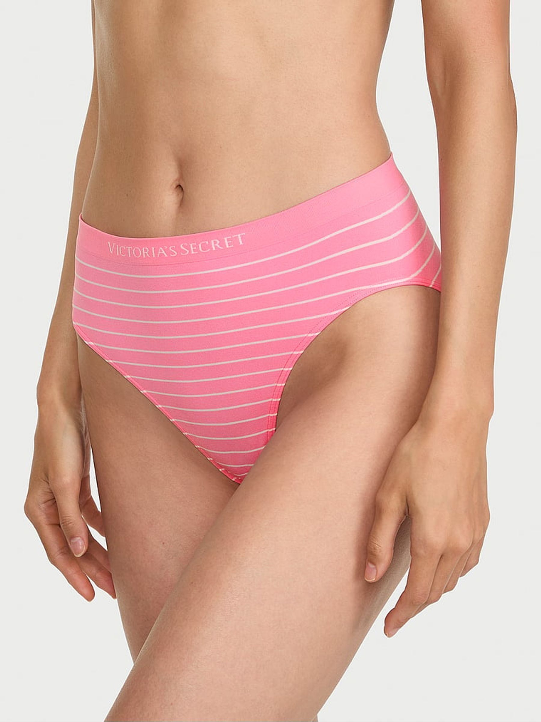 Pink Pinstripes - Thong Knickers