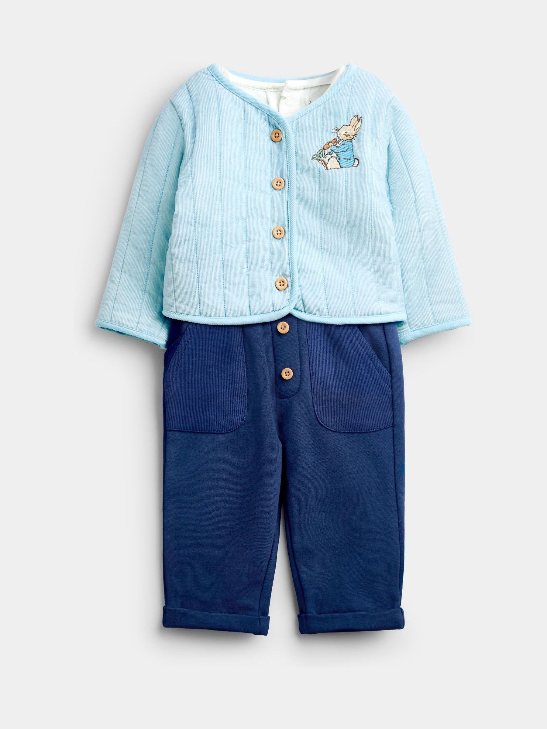 Blue Peter Rabbit - Jacket, Bodysuit & Leggings 3-piece Set