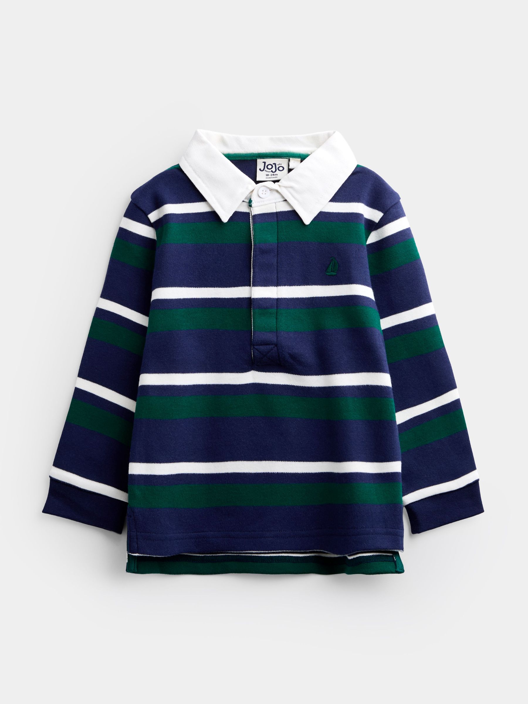 Dark Green Stripe - Classic Rugby Top
