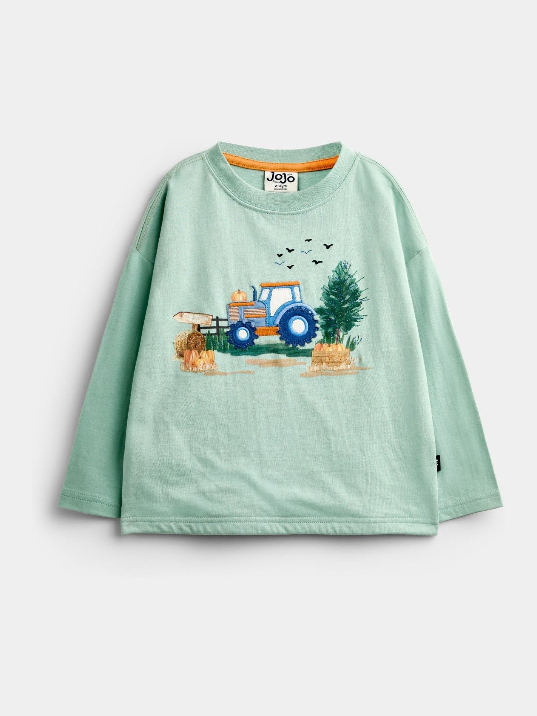 Green Tractor - Scene Printed Top