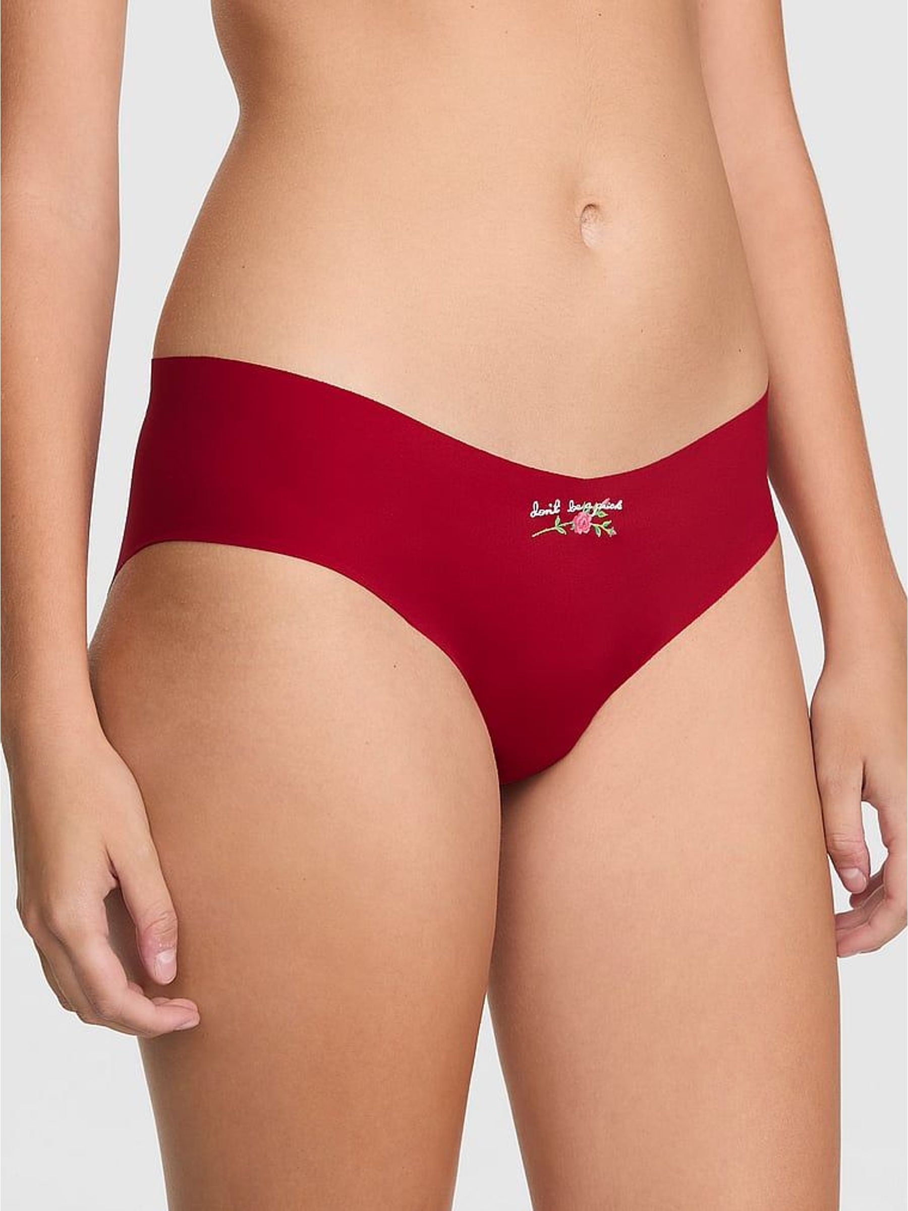 Red Lacquer - Cheeky No Show Knickers