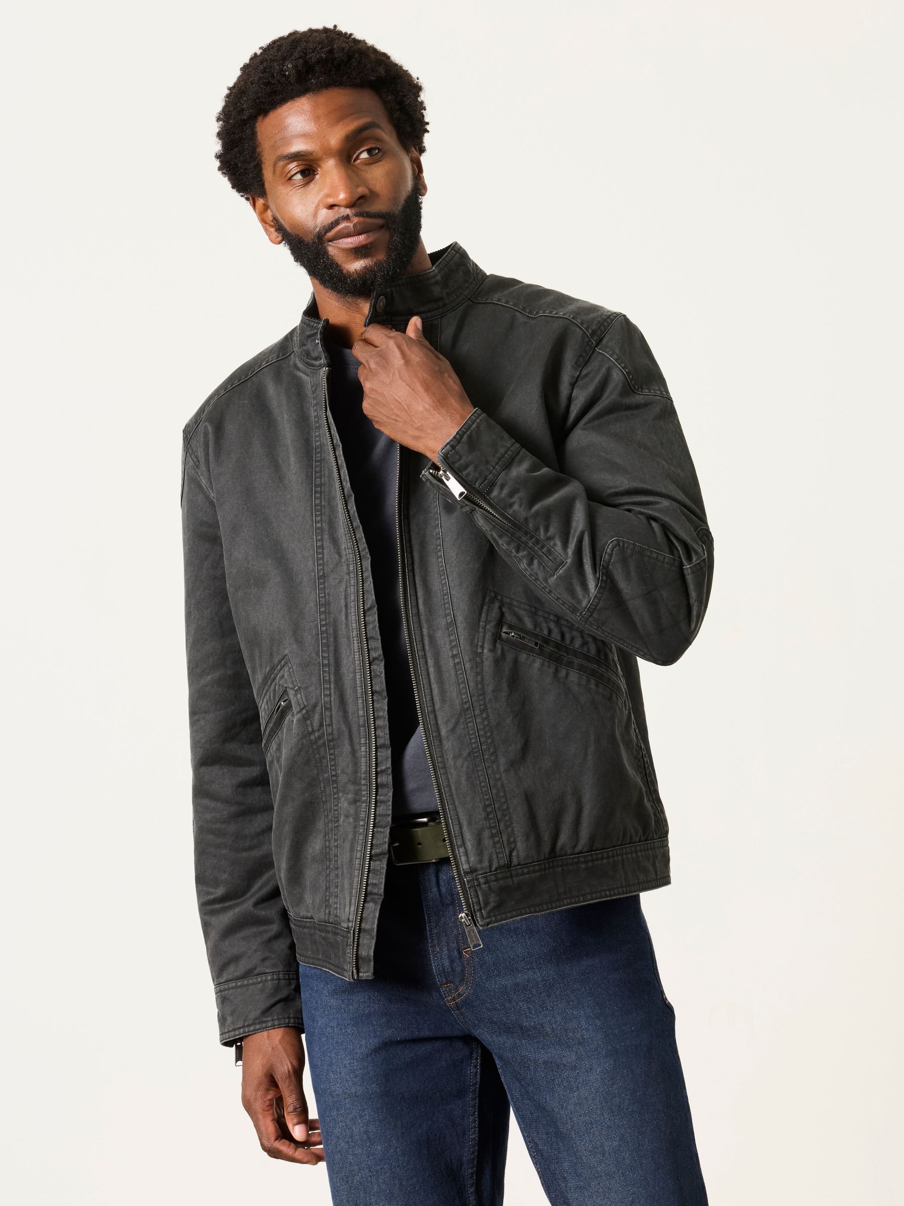 Charcoal Grey - Regular Bomber Jacket