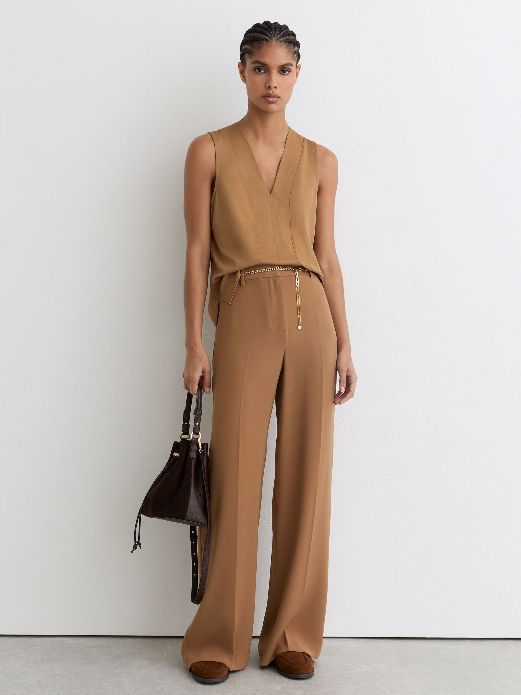 Reiss Mira V-Neck Shell Top (W14472) | ‏410 ر.س.‏