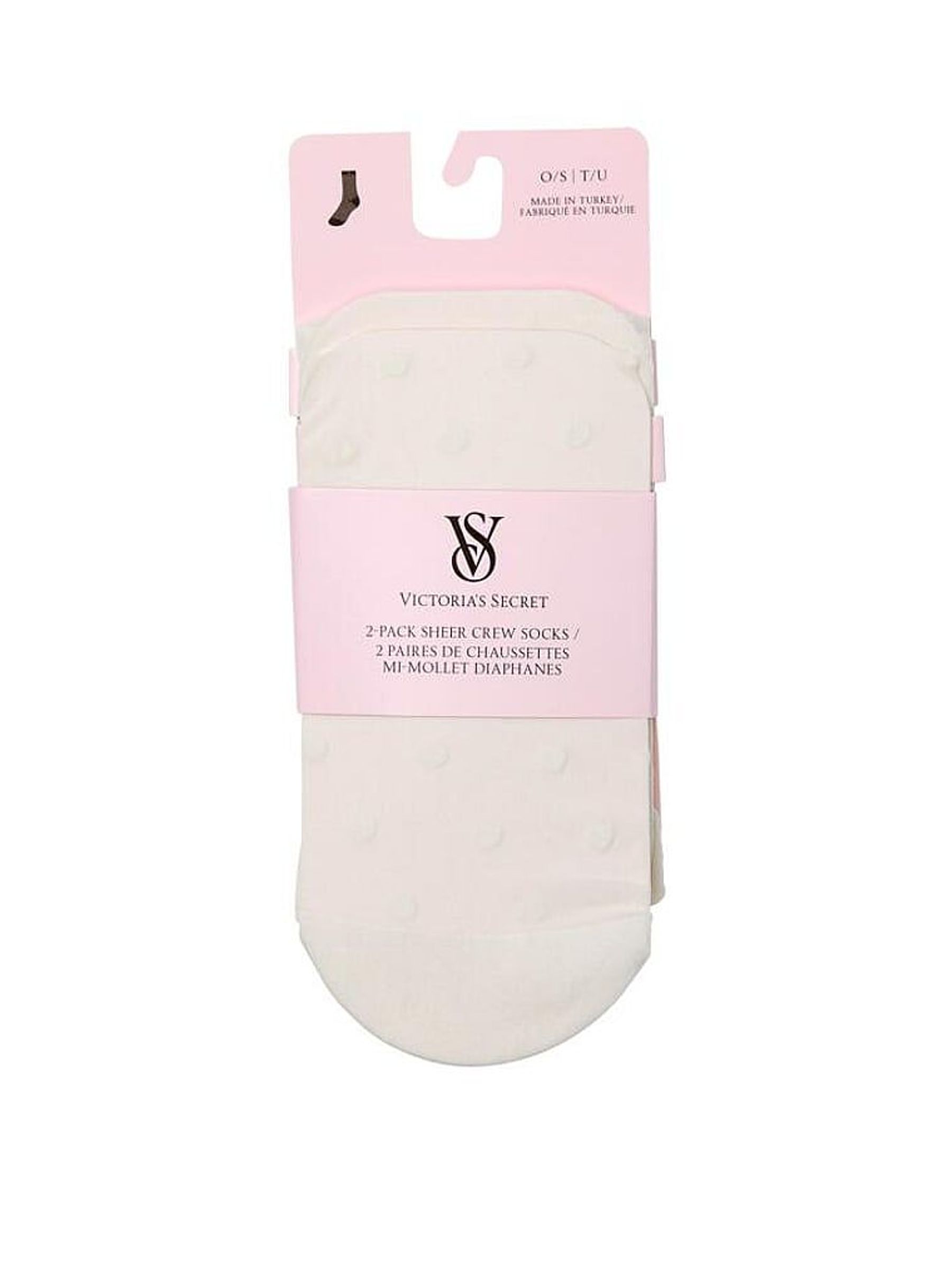 Soft Ivory White - 2 Pack Sheer Socks