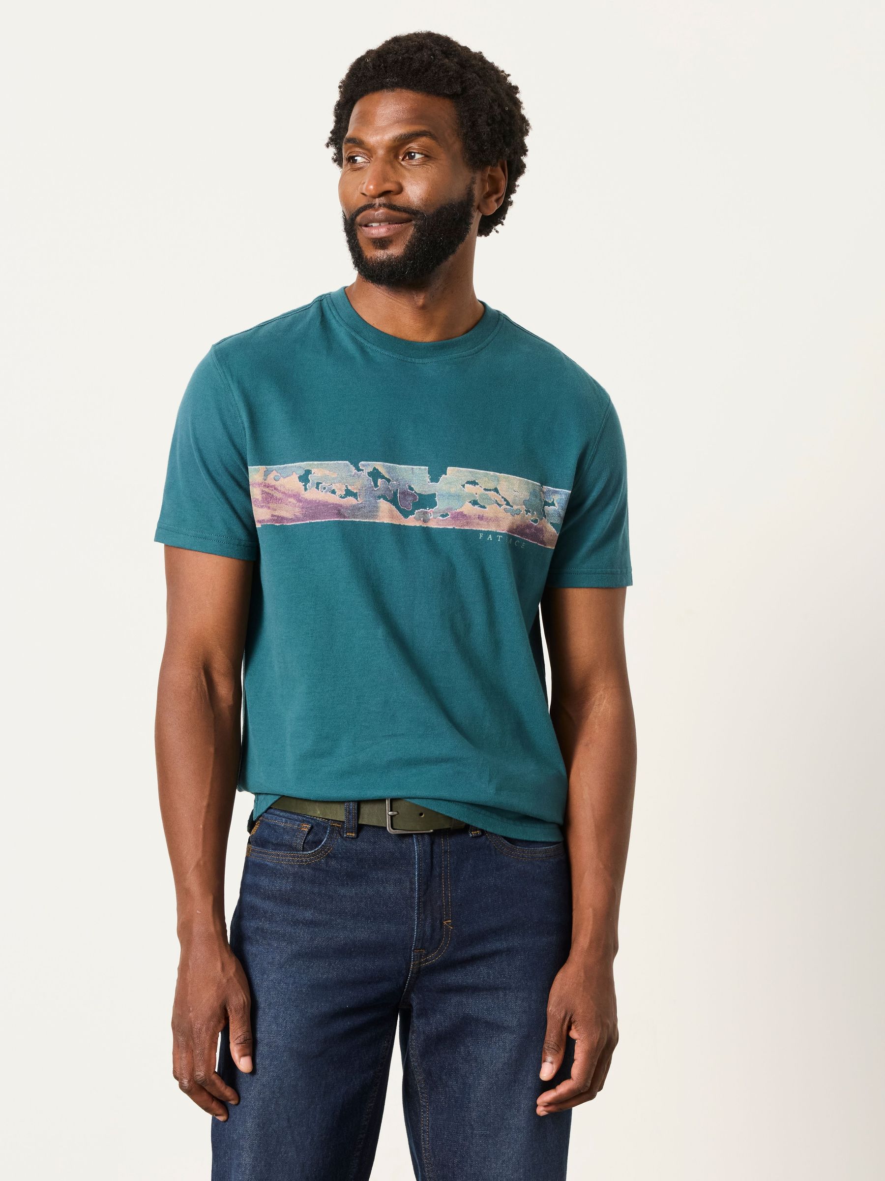 Dark Teal - Regular Highland Graphic T-shirt