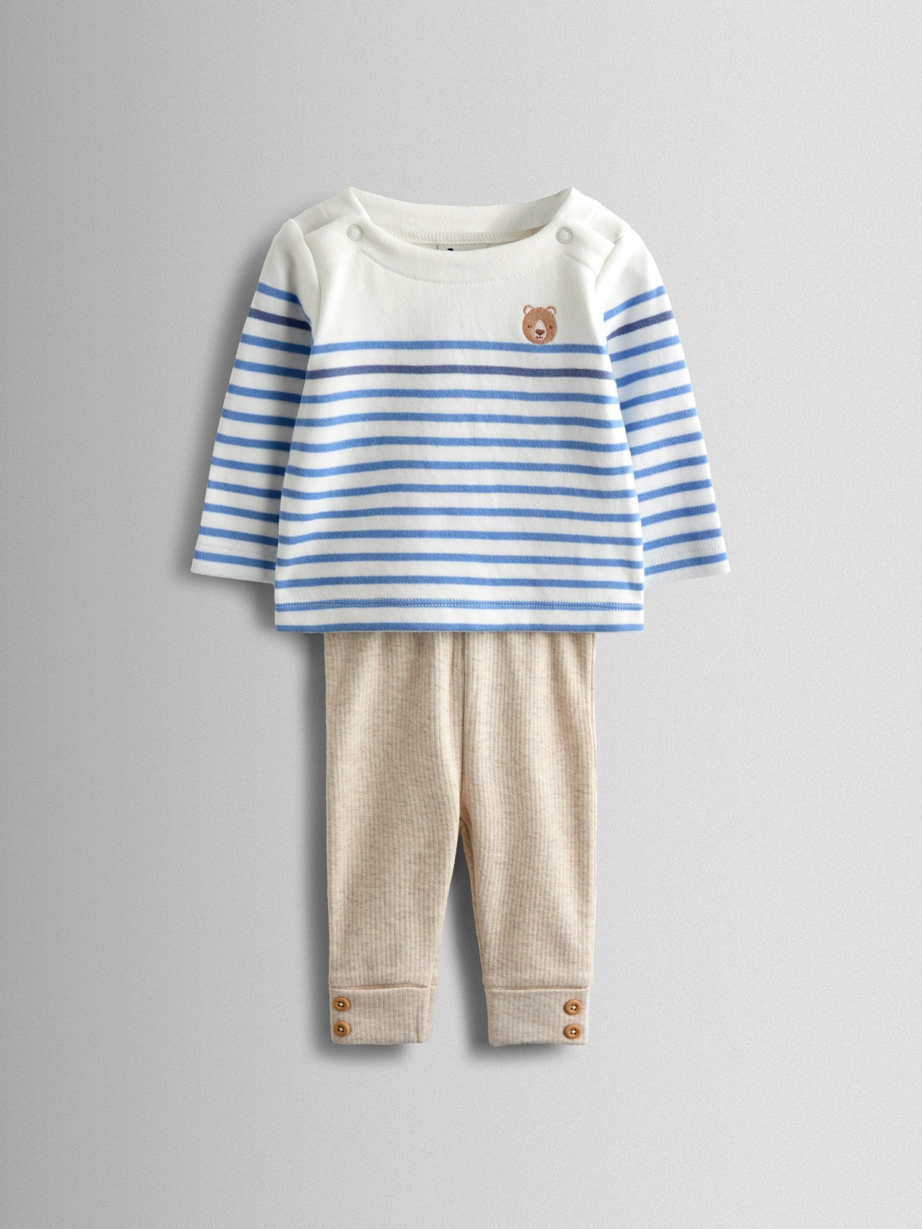 Cream Top & Leggings Set (W25183) | $46 - $48