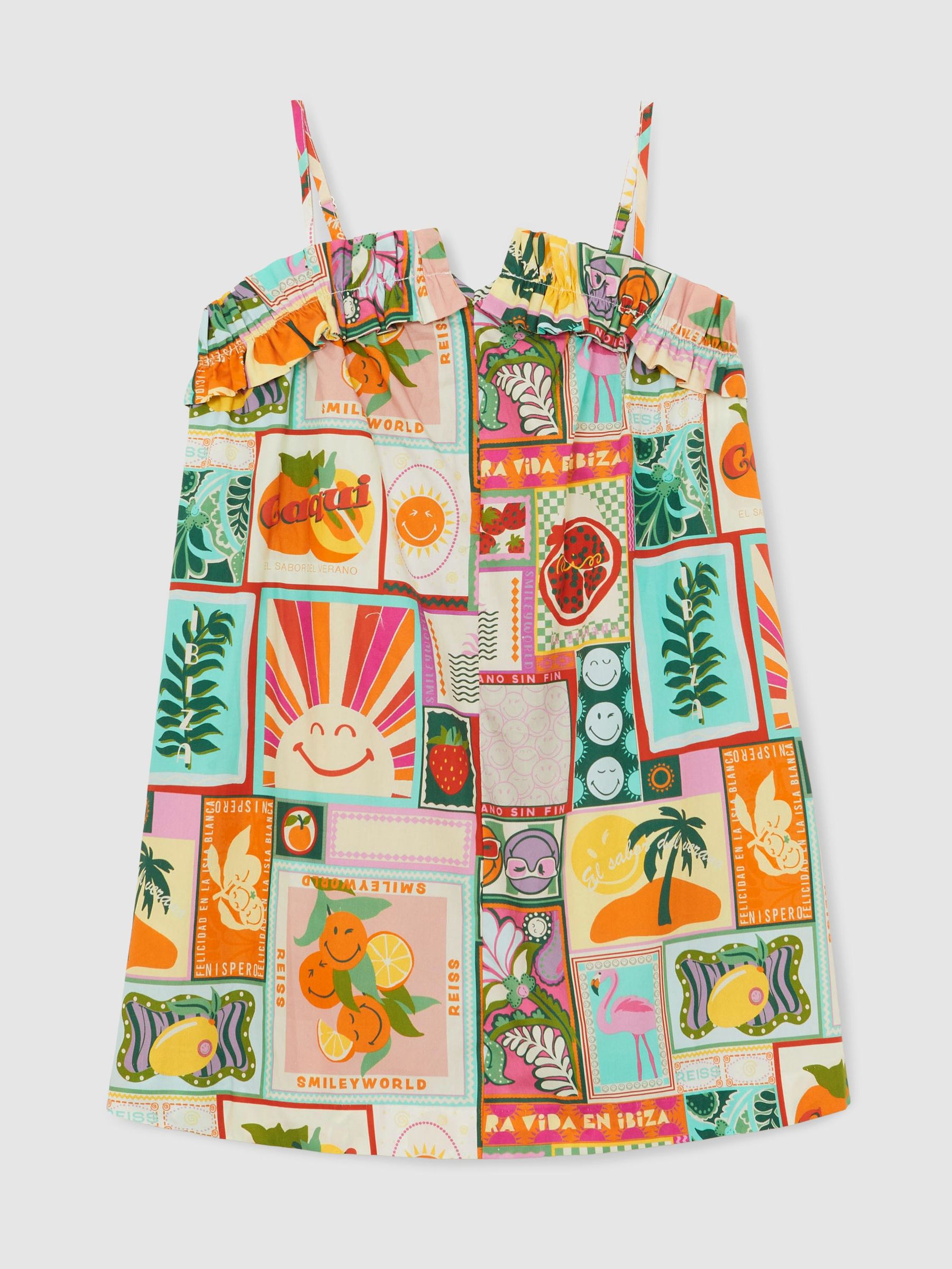 13-14 yrs SmileyWorld | Reiss Motif-Print Dress in Multi (W26193) | 425 SAR