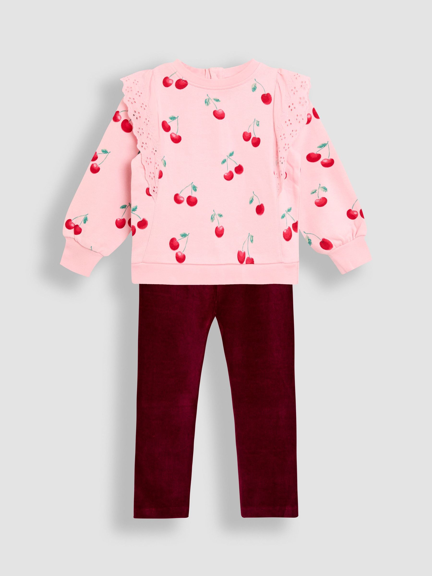 Pink Printed Sweatshirt & Legging Set (W27389) | $48 - $58