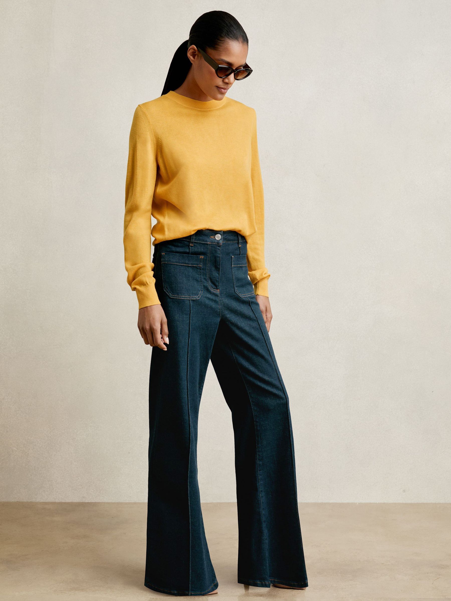 Jumper in Yellow (W31582) | US$145