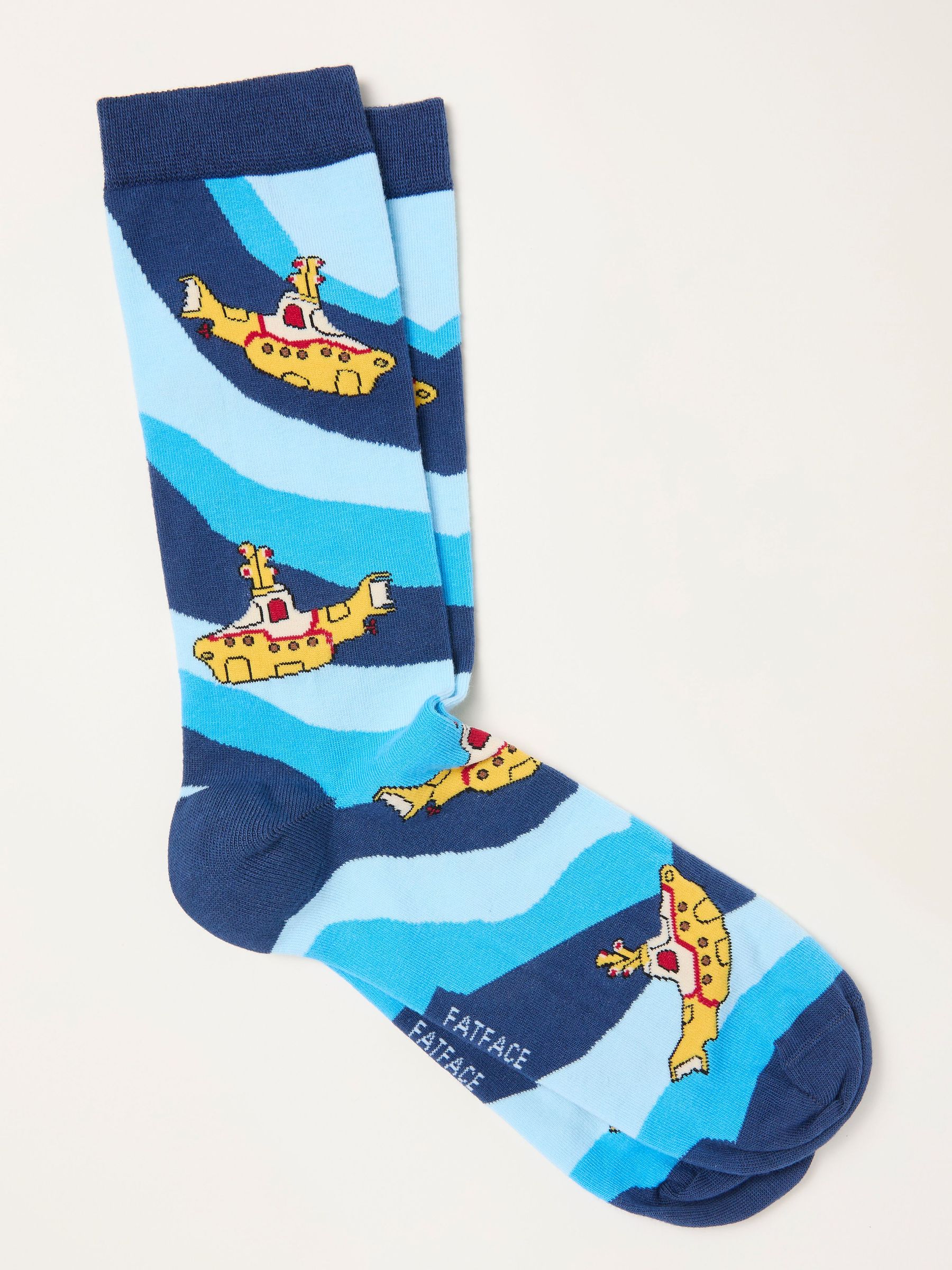 Blue 1 Pair of Beatles Submarine Socks (W31749) | $14