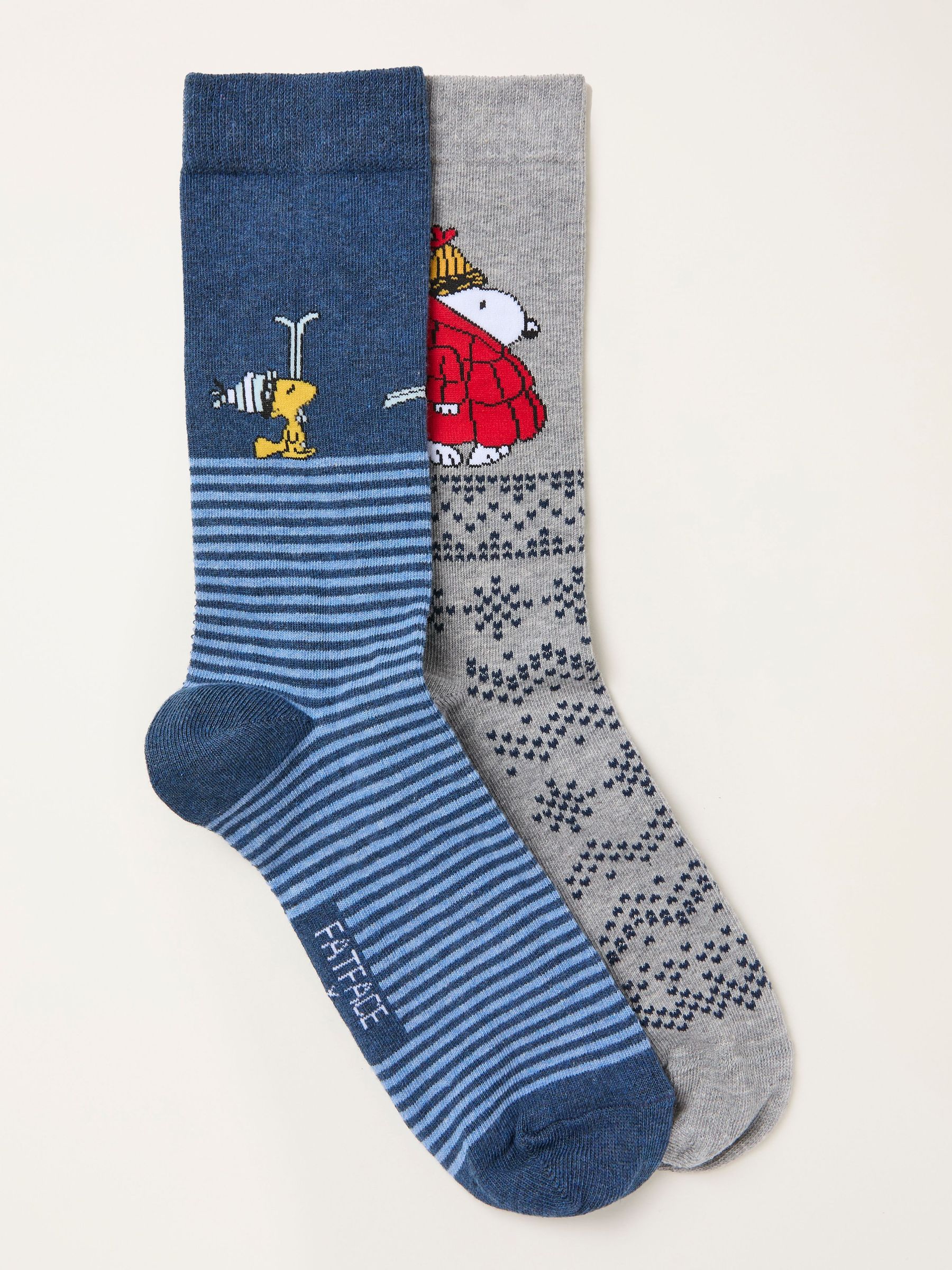 Navy 2 Pairs of Mens Snoopy Socks (W31755) | €15.50