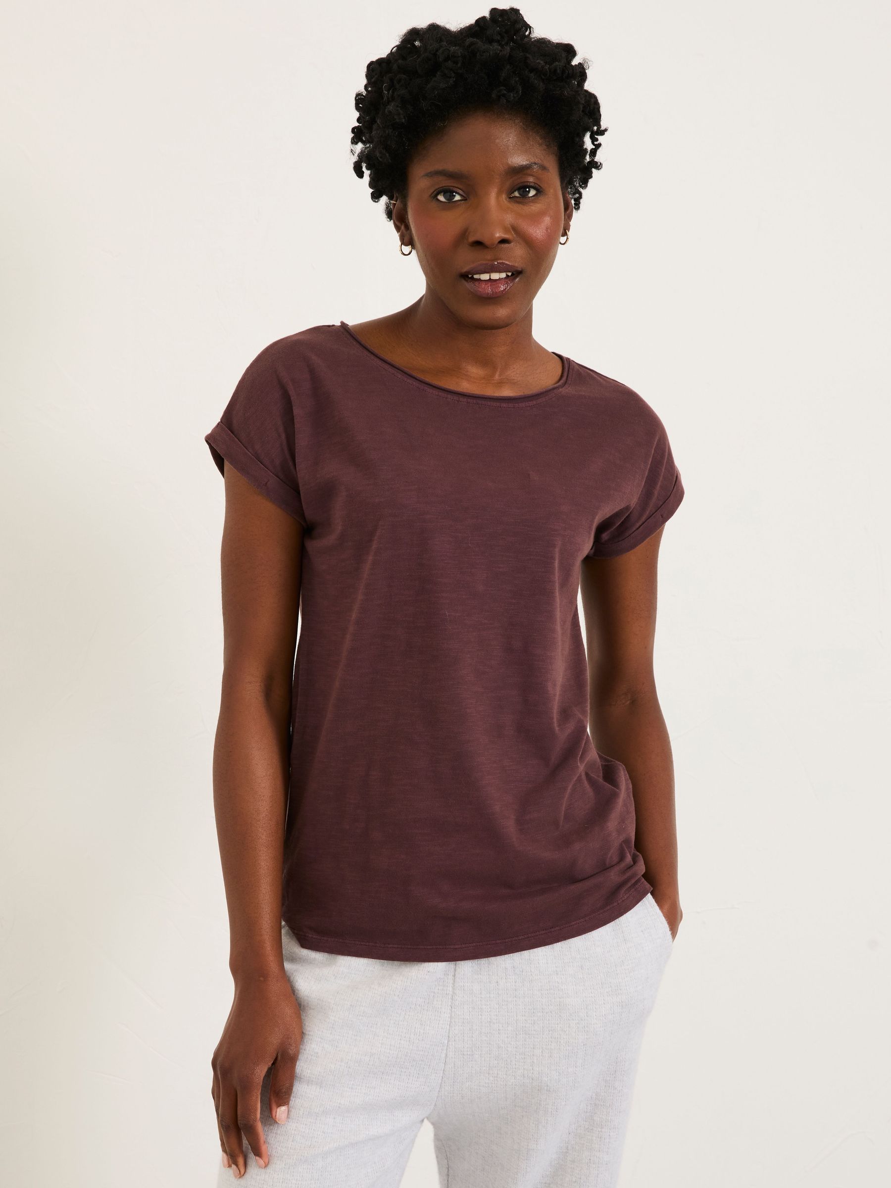 Ivy Dark Purple T-Shirt (W31884) | $43