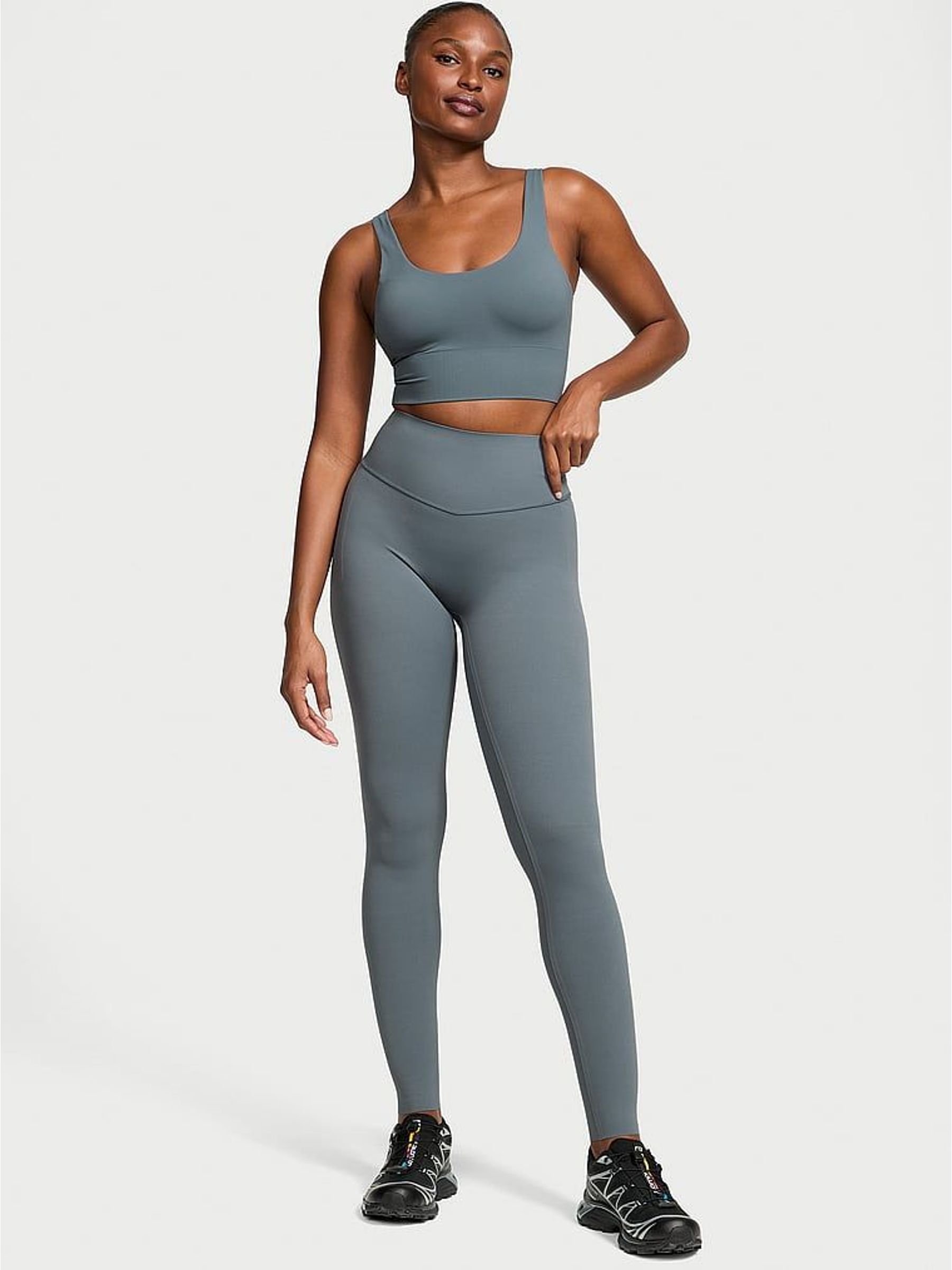 Dark Steel Grey Elevate™ Low Support Leggings with Pockets (W39516) | €87