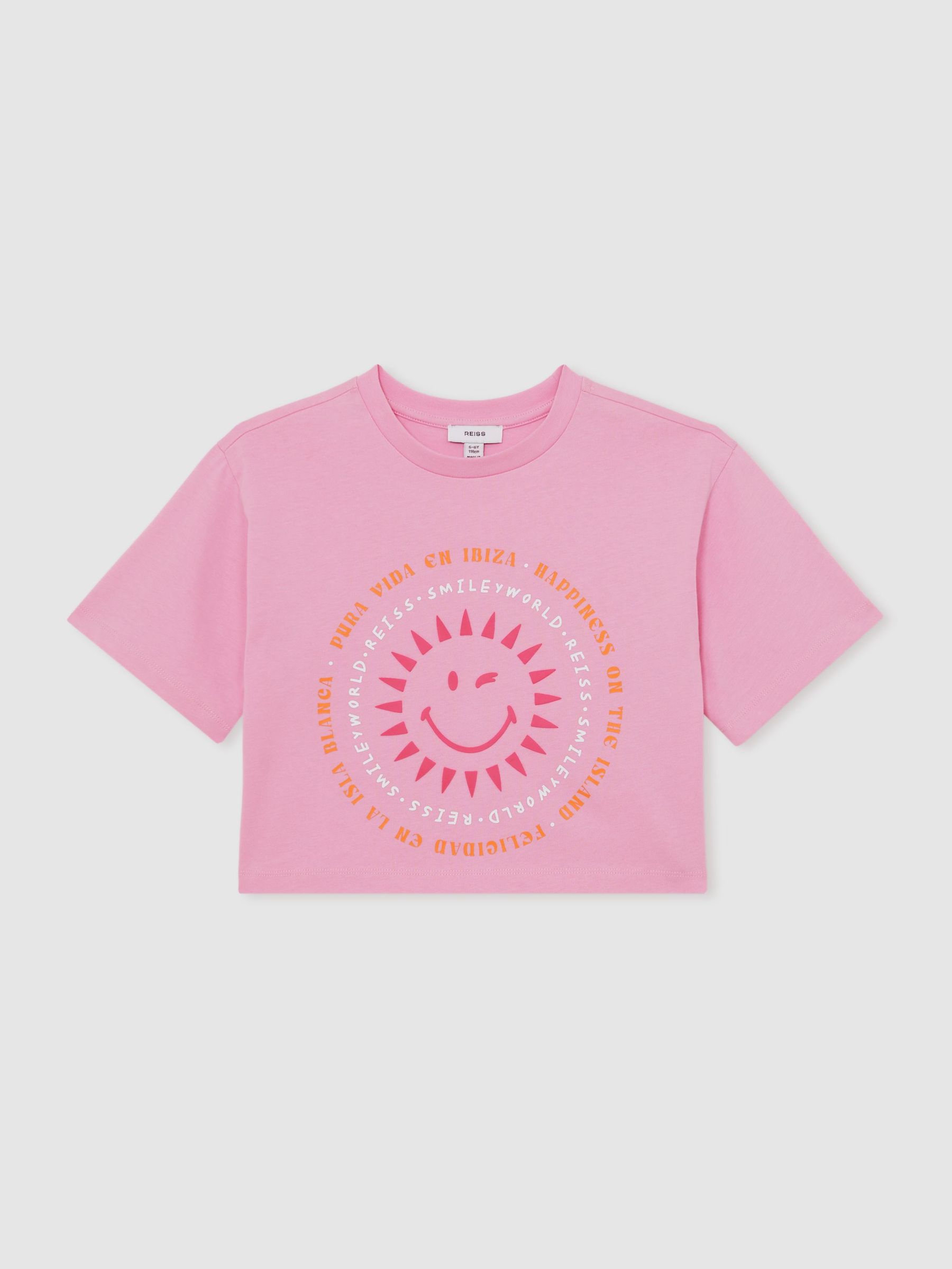13-14 yrs SmileyWorld | Sun-Print T-Shirt in Pink (W40410) | €24