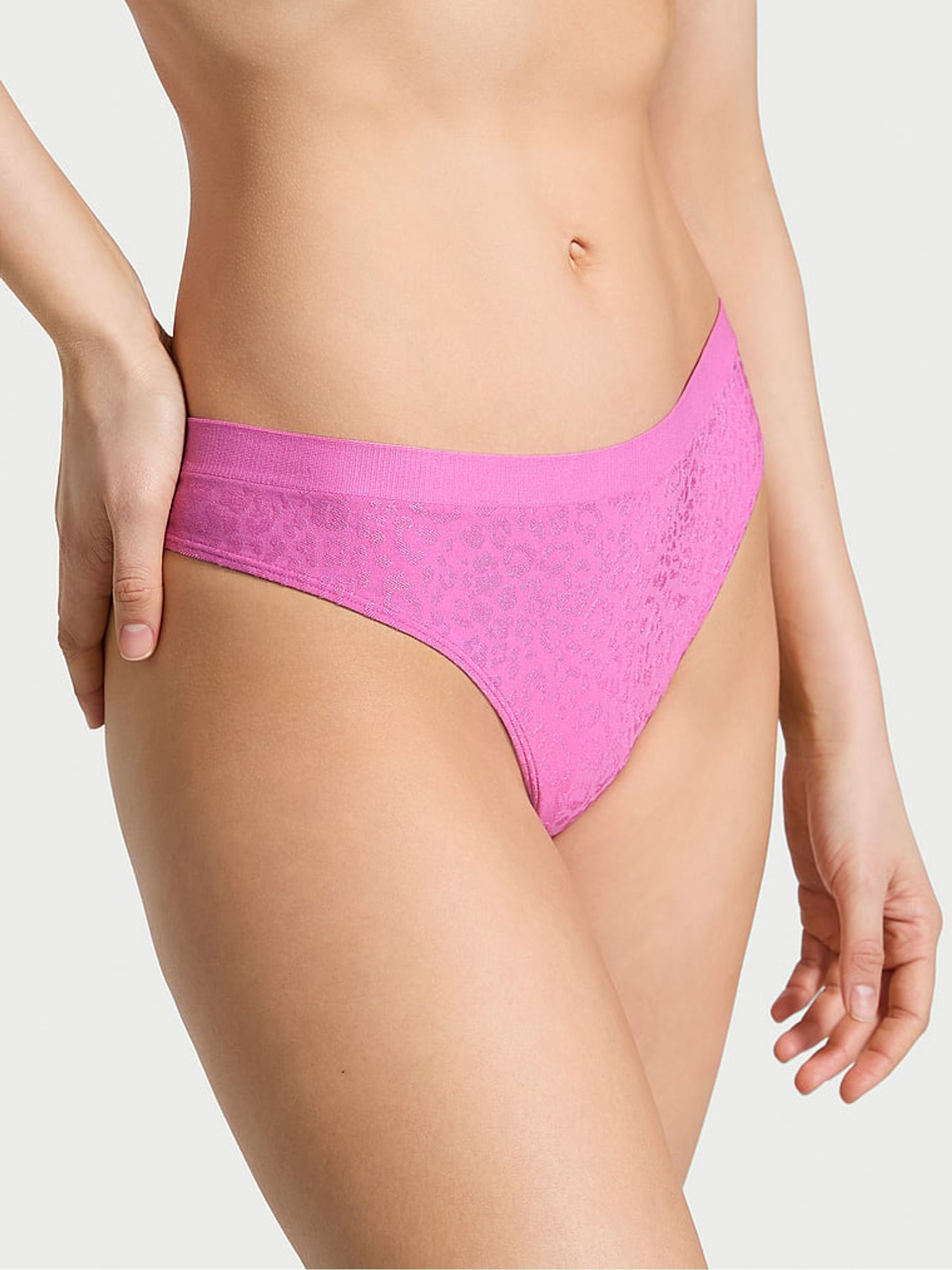 New Peony Pink Thong Knickers (W41977) | €10.50