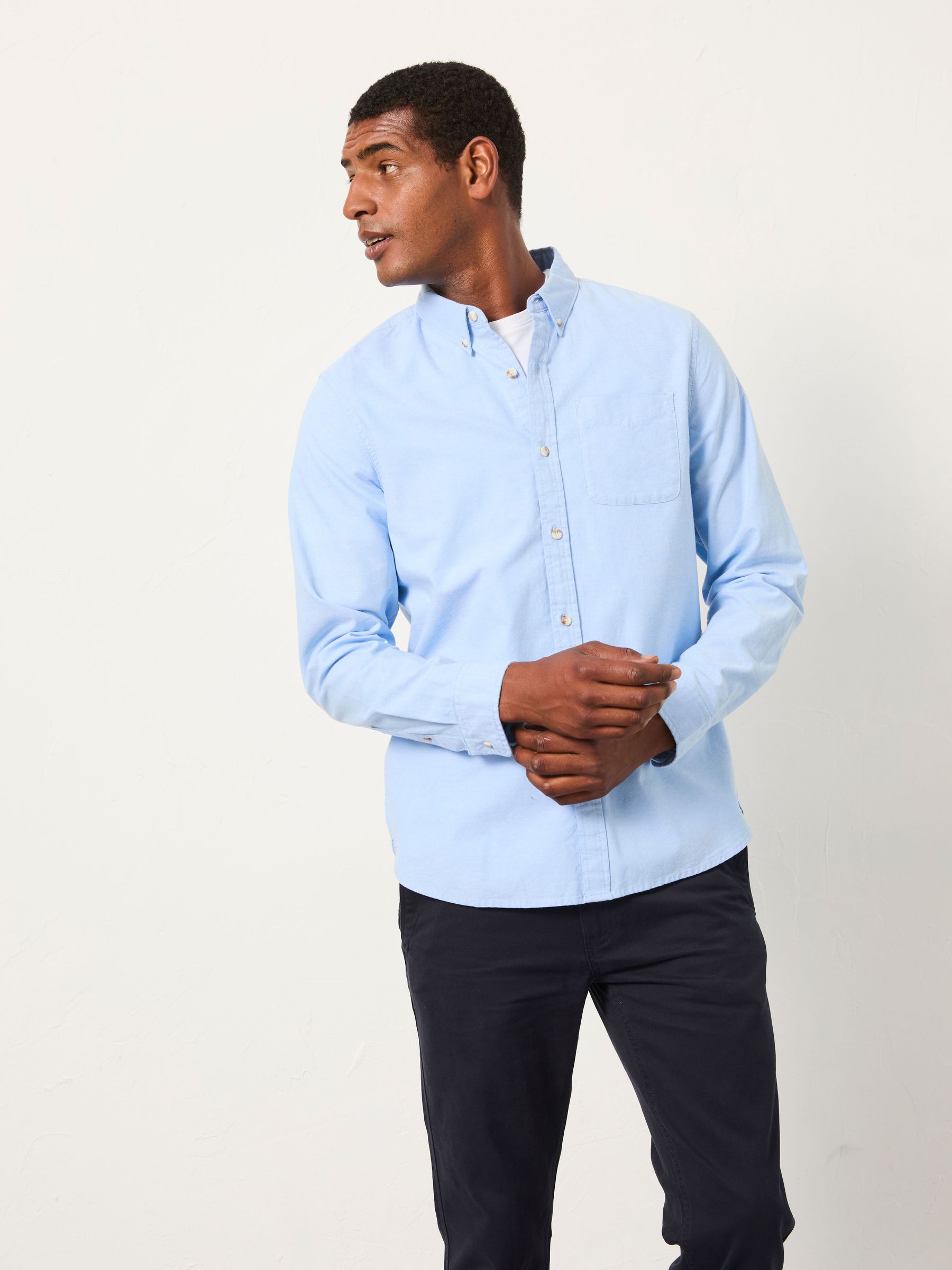 Oxford Blue Long Sleeve Shirt (W42658) | $88
