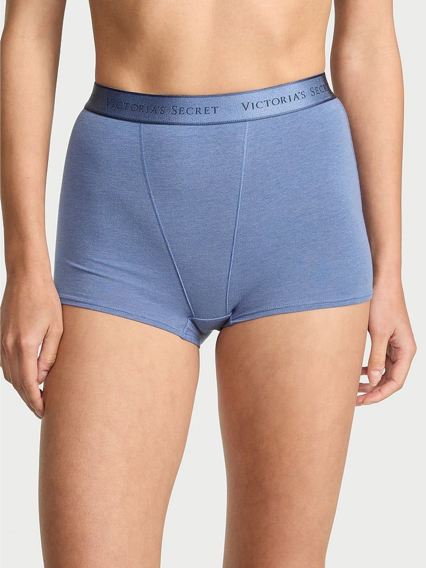 Moonlight Blue High Waist Logo Knickers (W45553) | €11.50