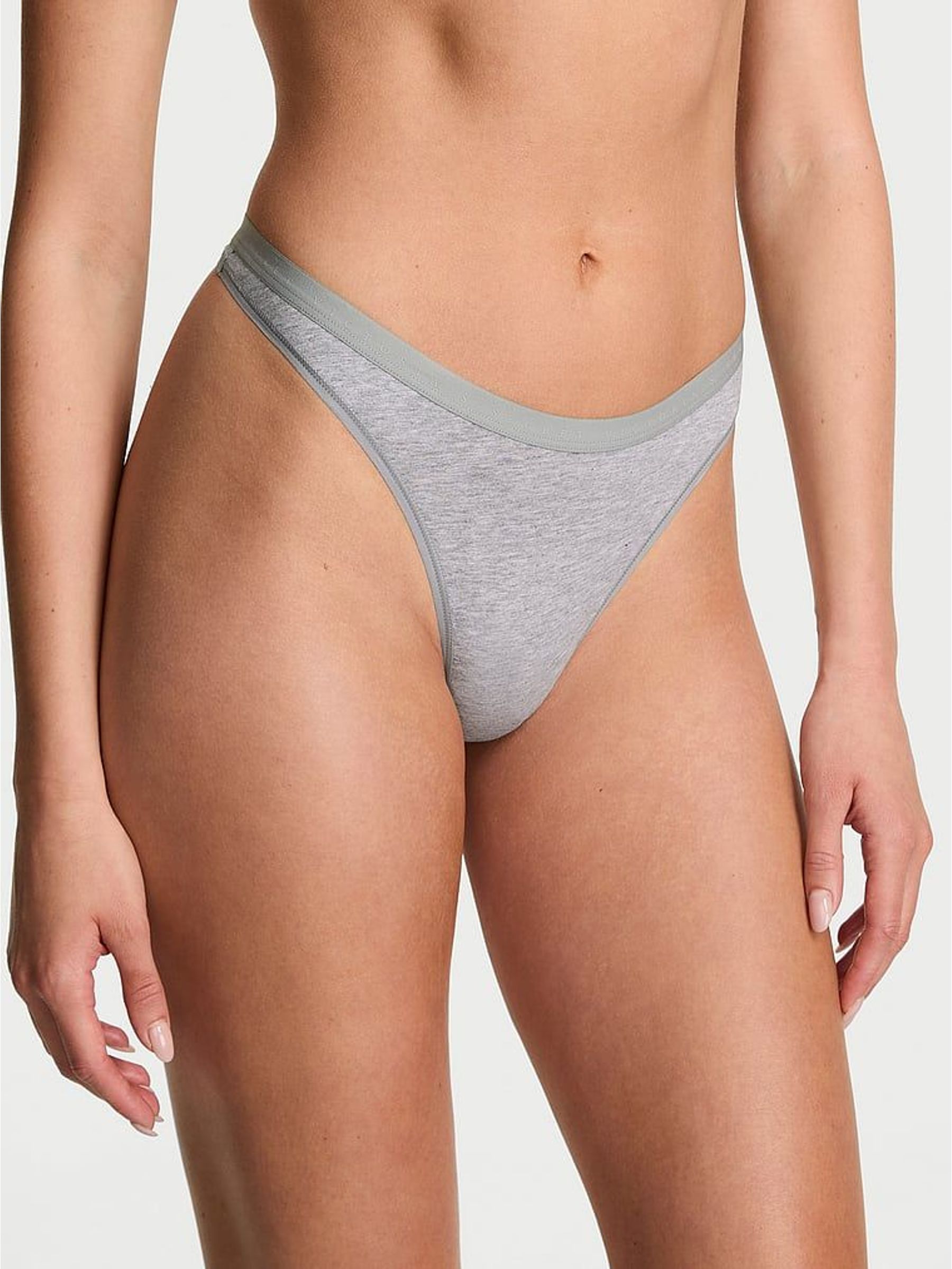 Medium Heather Grey Thong Knickers (W45566) | €11.50